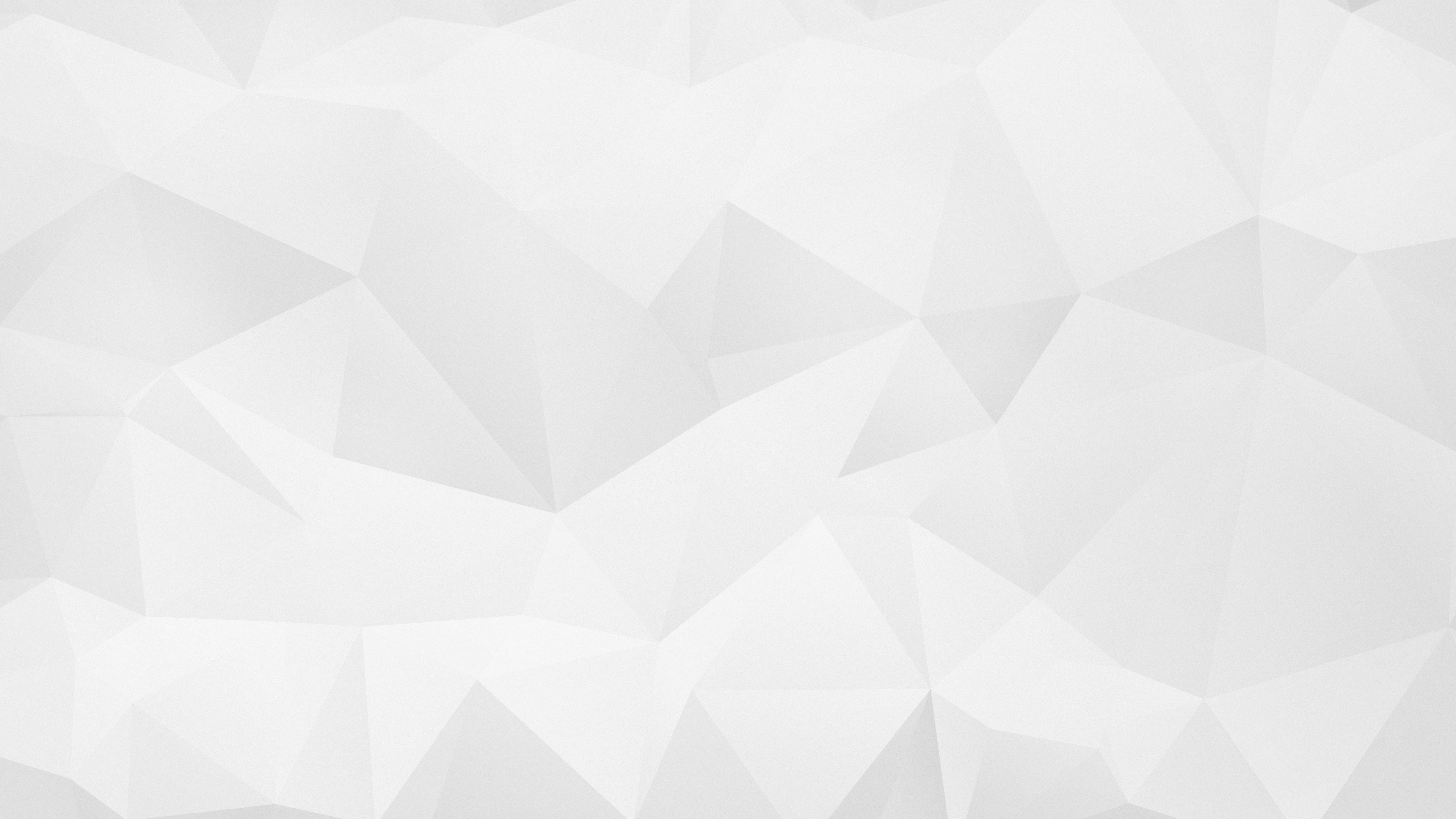 白色, 三角形, 对称, 股票的插图, 多边形 壁纸 3840x2160 允许