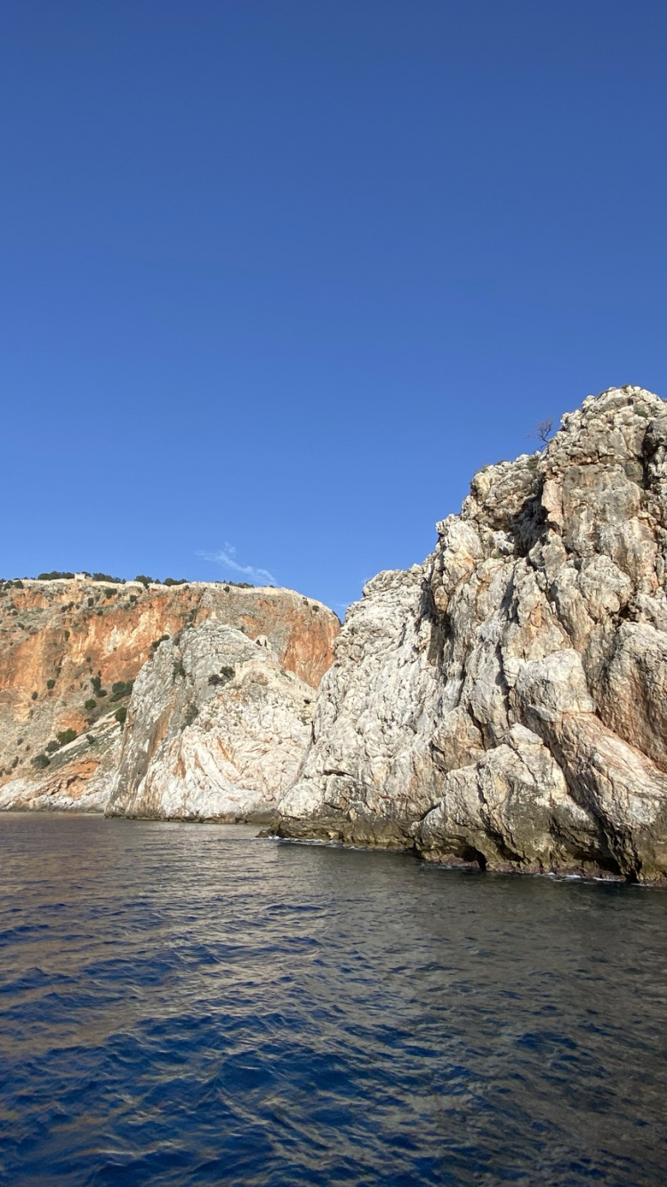 Asiklar Cave, Water, Natural Landscape, Bedrock, Lake. Wallpaper in 750x1334 Resolution