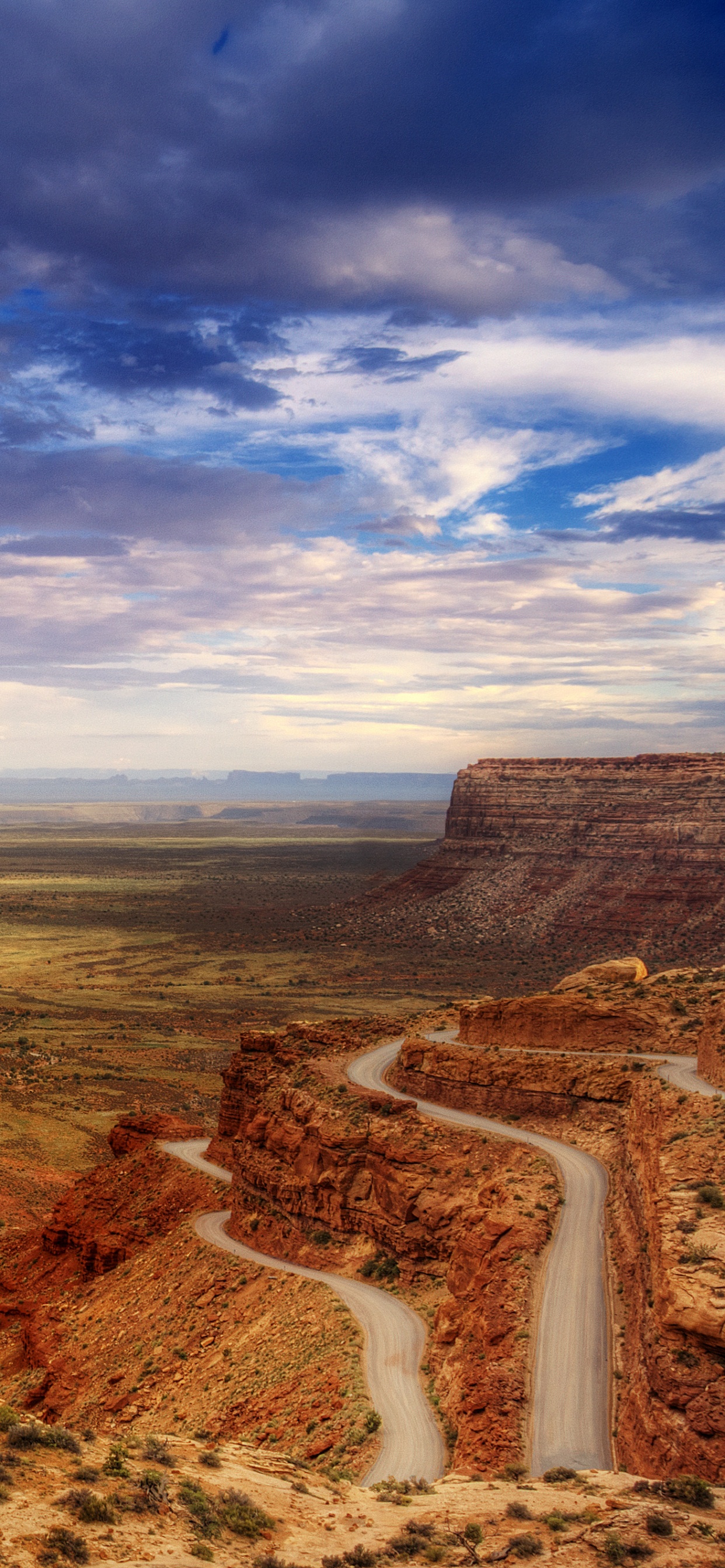 性质, 荒地, 峡谷, 天空, 高地 壁纸 1242x2688 允许