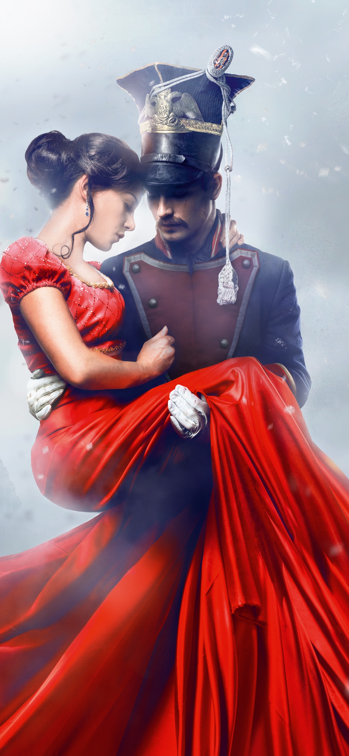 Vestido, Rojo, Belleza, Ropa Formal, Diseño de Moda. Wallpaper in 1125x2436 Resolution