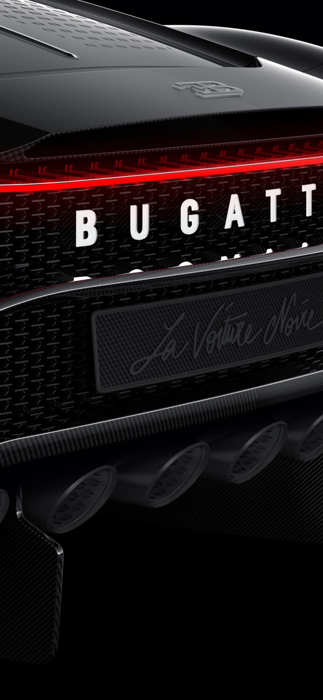 Black and Red Car Door. Wallpaper in 1125x2436 Resolution