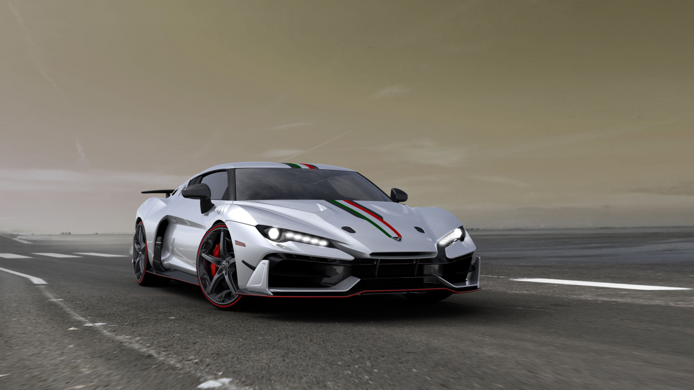 Italdesign Car, Italdesign Giugiaro, Italdesign Zerouno, Cars, Volkswagen Group. Wallpaper in 1366x768 Resolution