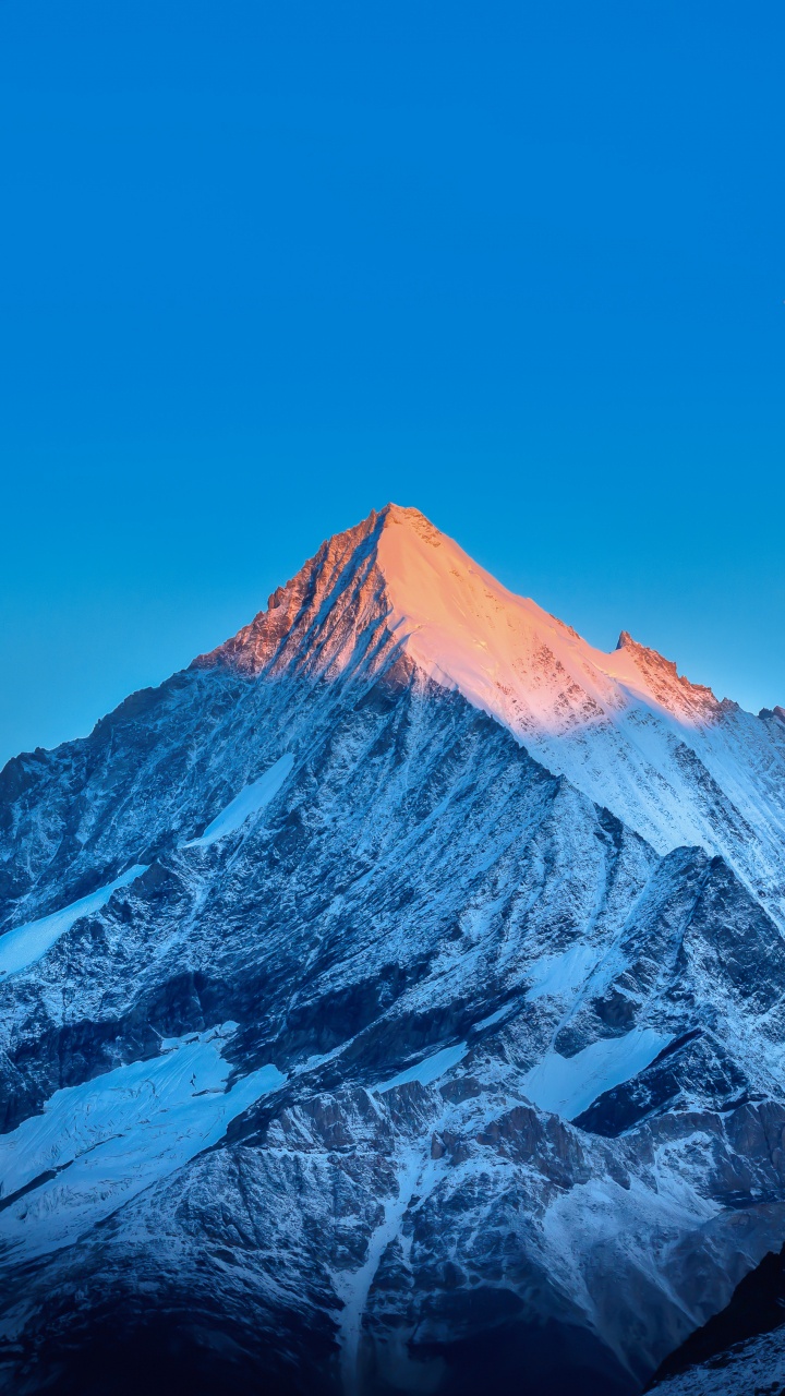 Gipfel, Schnee, Piste, Cloud, Horizont. Wallpaper in 720x1280 Resolution