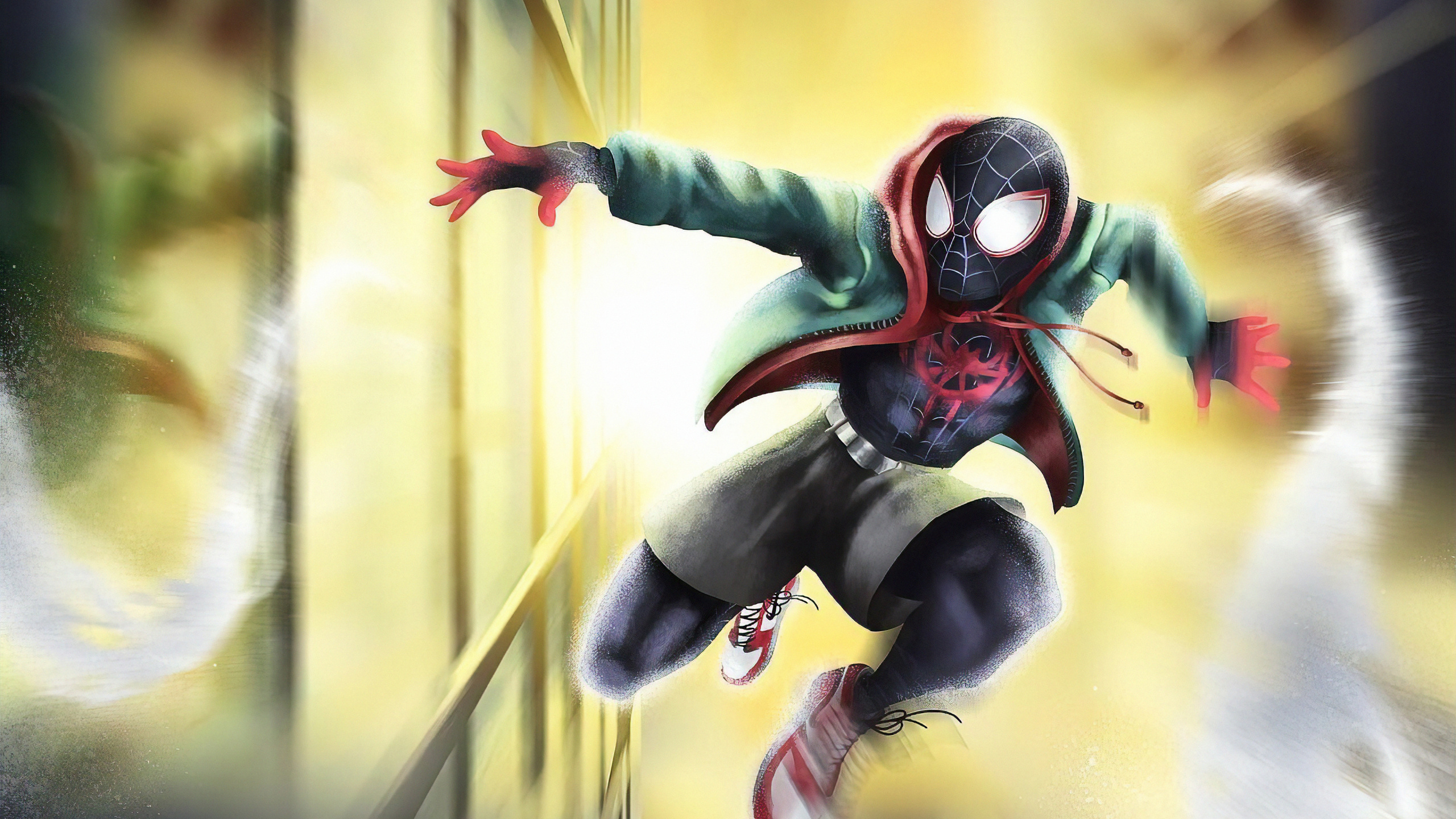 Ilustración de Dragón Rojo y Negro. Wallpaper in 2560x1440 Resolution