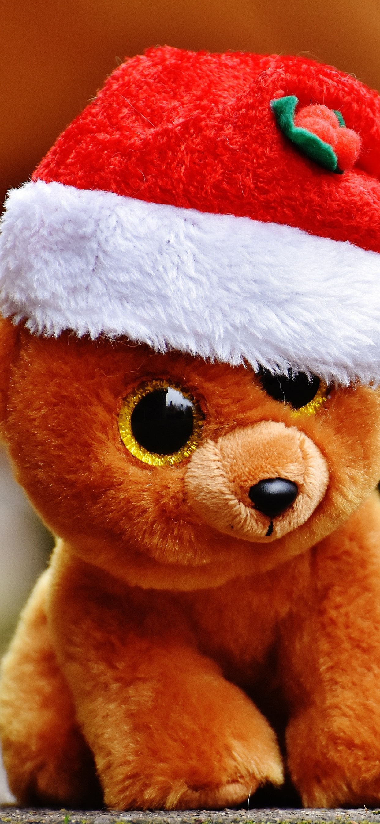 Nounours, Jouet en Peluche, Ours en Peluche de Noël, Peluche, Textile. Wallpaper in 1242x2688 Resolution