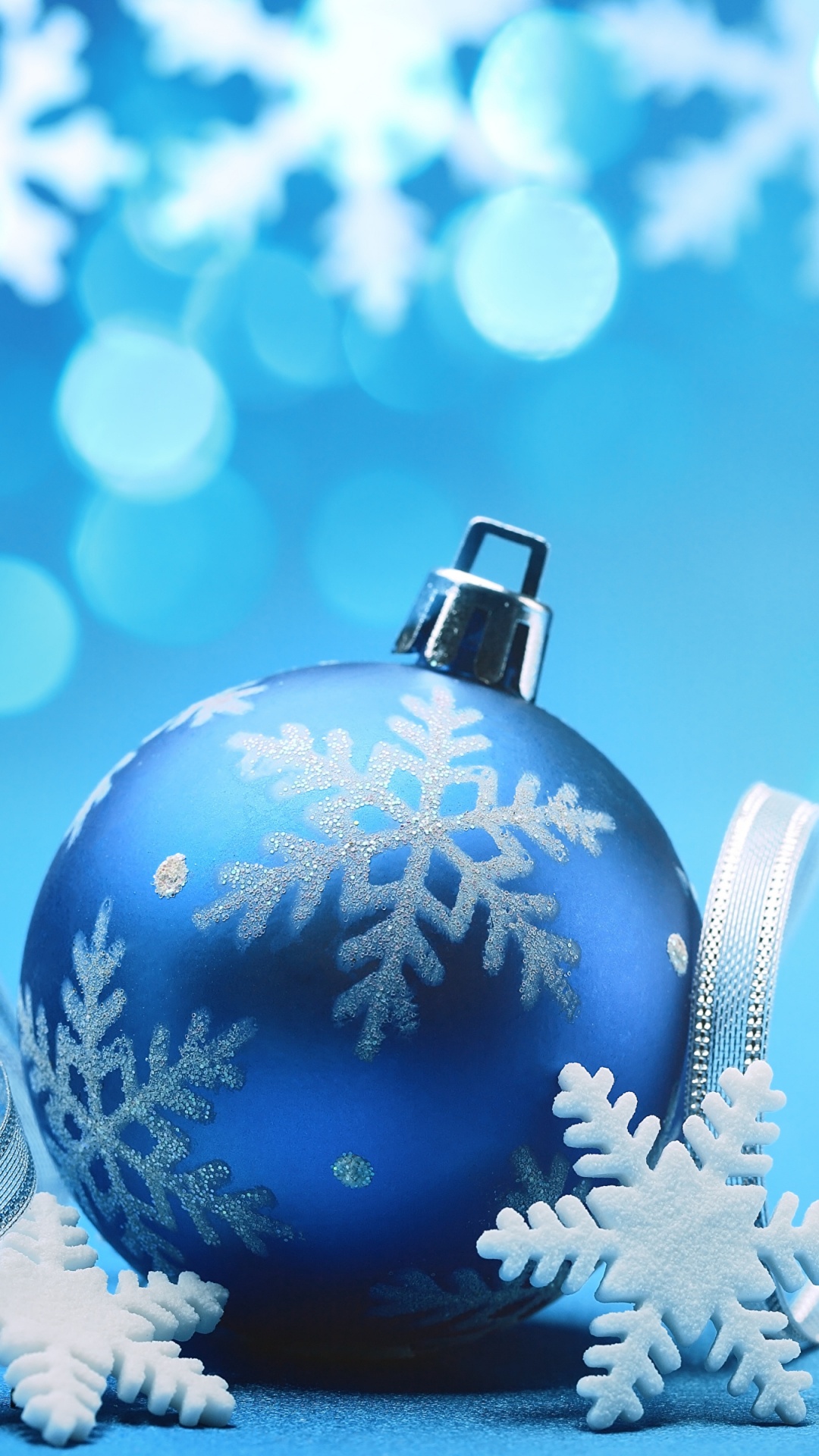 El Día De Navidad, Azul, Adorno de Navidad, Decoración de la Navidad, Navidad. Wallpaper in 1080x1920 Resolution