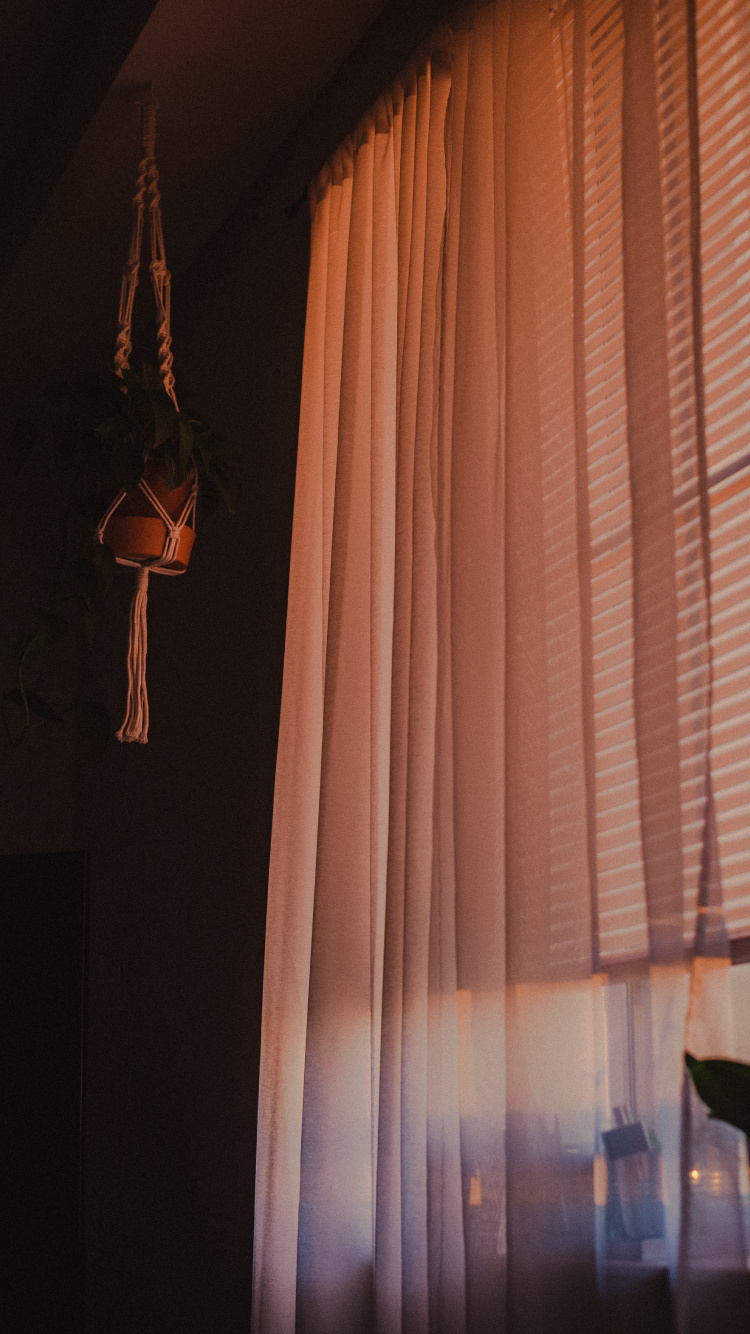 White Window Curtain Near White Window Curtain. Wallpaper in 750x1334 Resolution