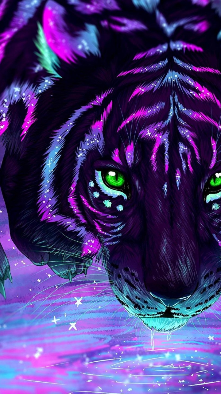 Tigres Noirs, Tigre Blanc, Leopard, Tigre Noir, Felidae. Wallpaper in 720x1280 Resolution