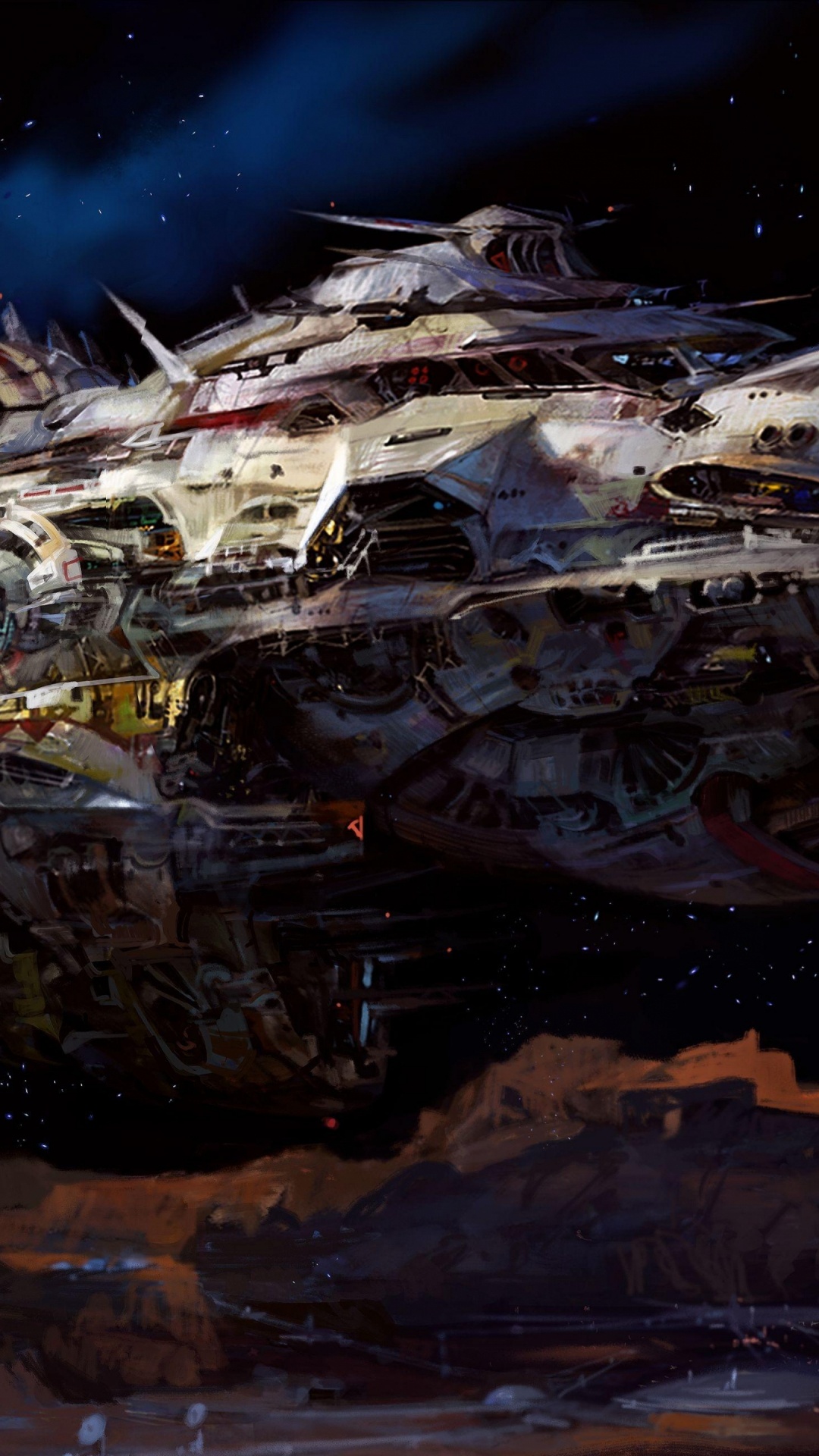 Peinture Abstraite Brune et Noire. Wallpaper in 1080x1920 Resolution