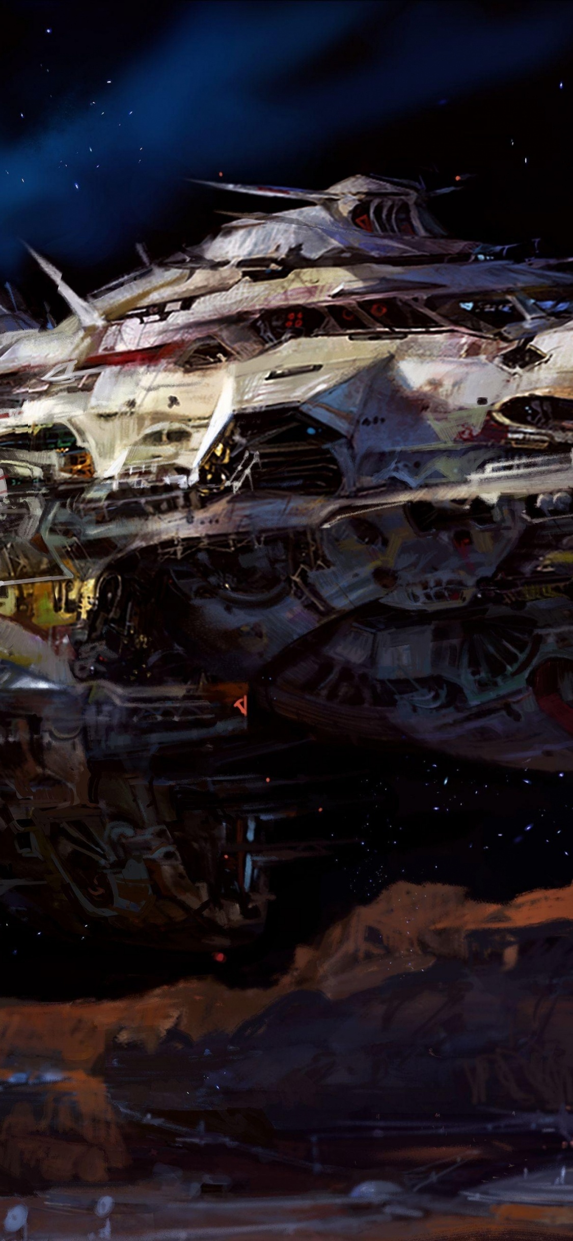 Peinture Abstraite Brune et Noire. Wallpaper in 1125x2436 Resolution