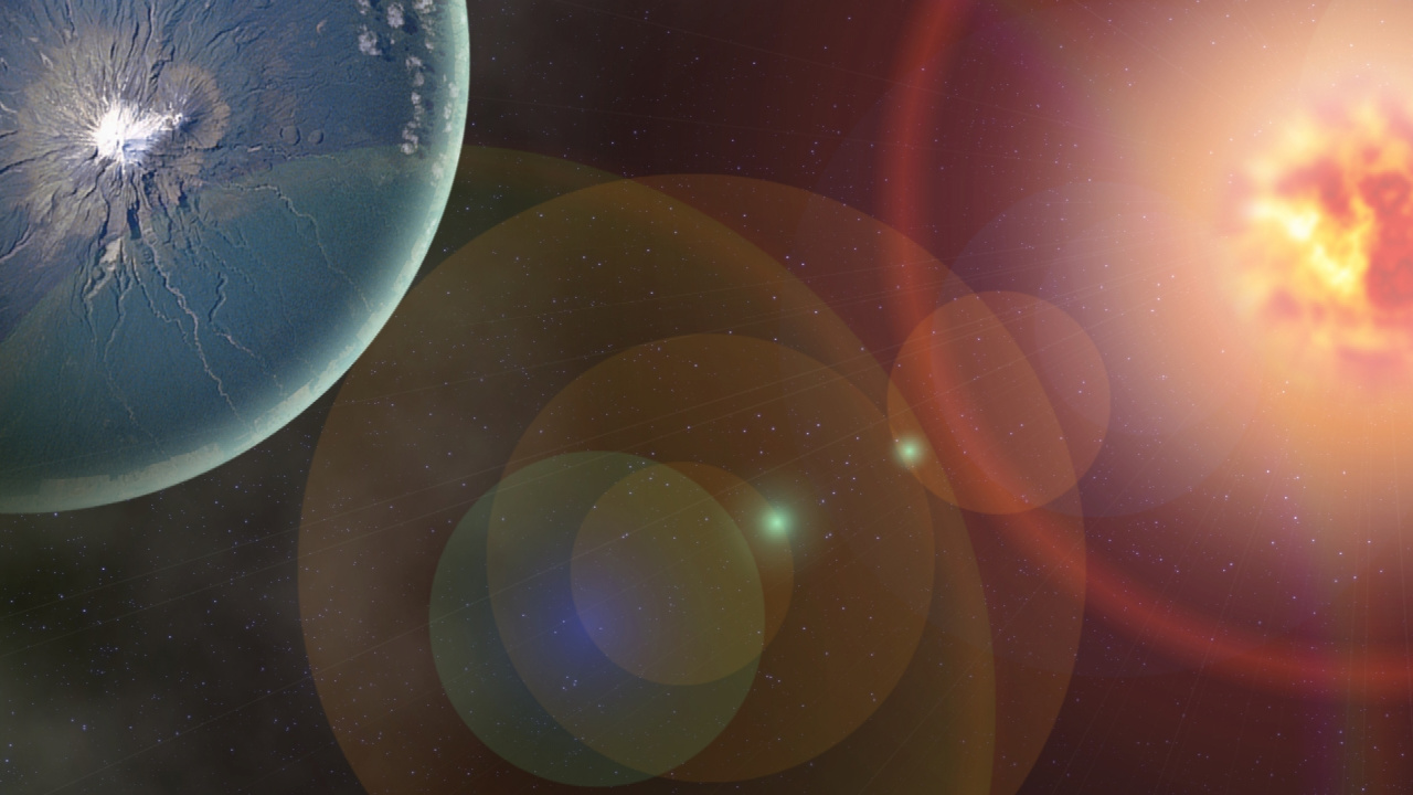 Lumière Ronde Bleue et Blanche. Wallpaper in 1280x720 Resolution