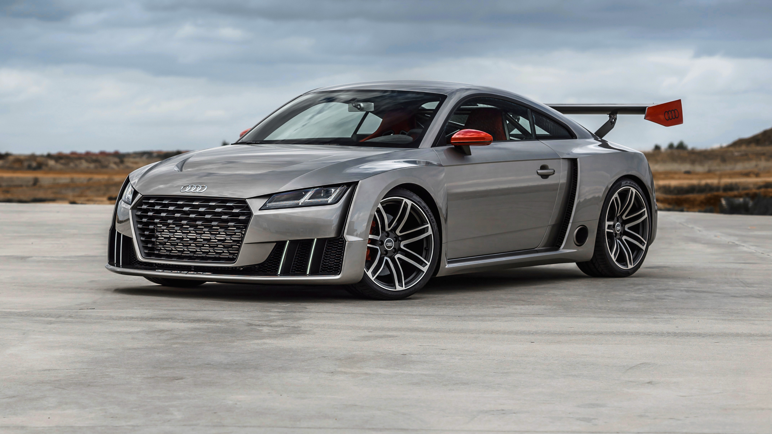 Black Mercedes Benz Coupe on Gray Concrete Road. Wallpaper in 2560x1440 Resolution