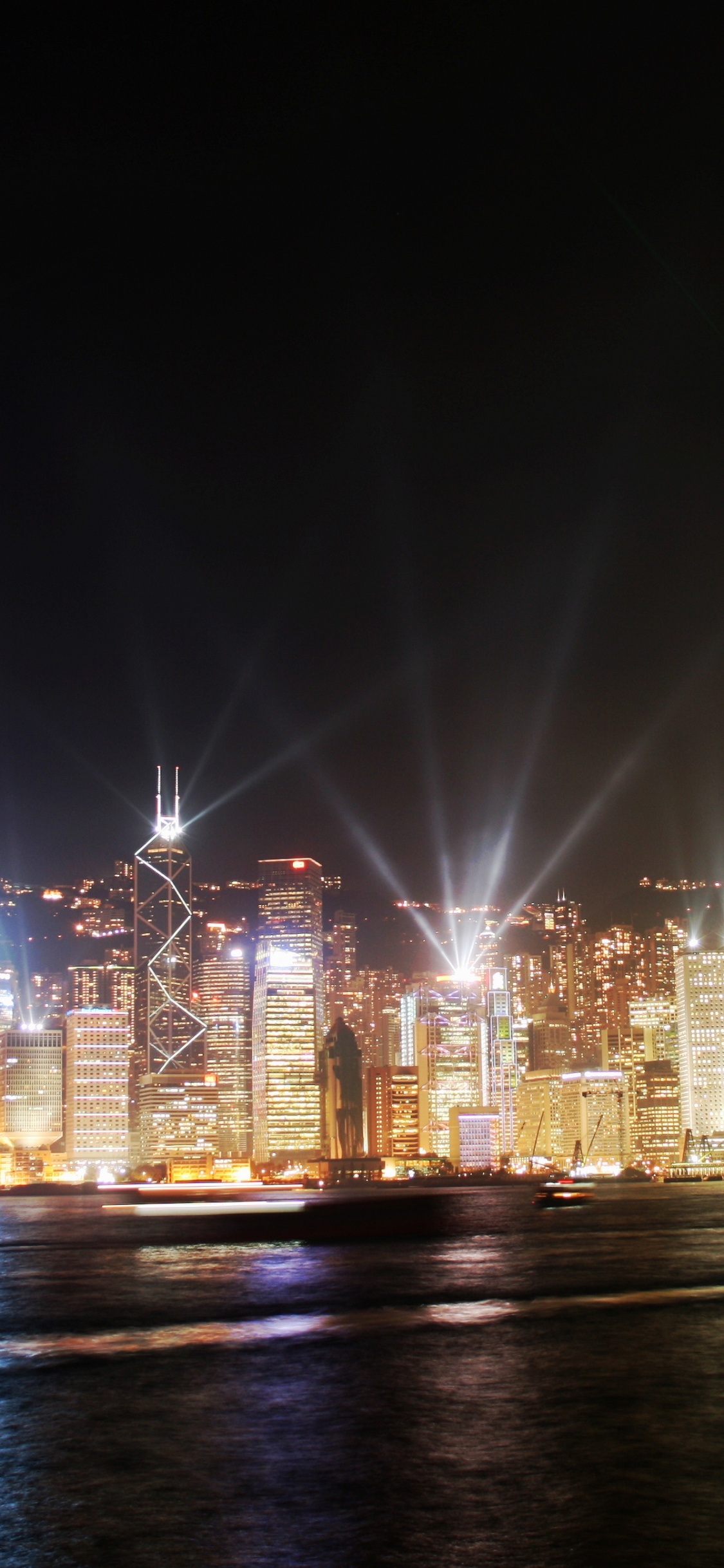 维多利亚港, 交响乐的灯, 旅游景点, 城市, 里程碑 壁纸 1125x2436 允许