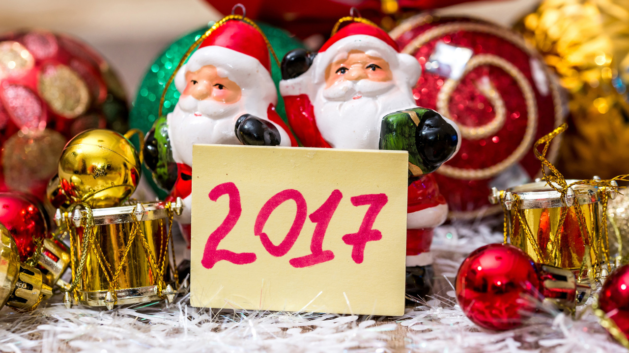 Santa Claus, Christmas Ornament, Ded Moroz, Christmas Day, New Year. Wallpaper in 1280x720 Resolution