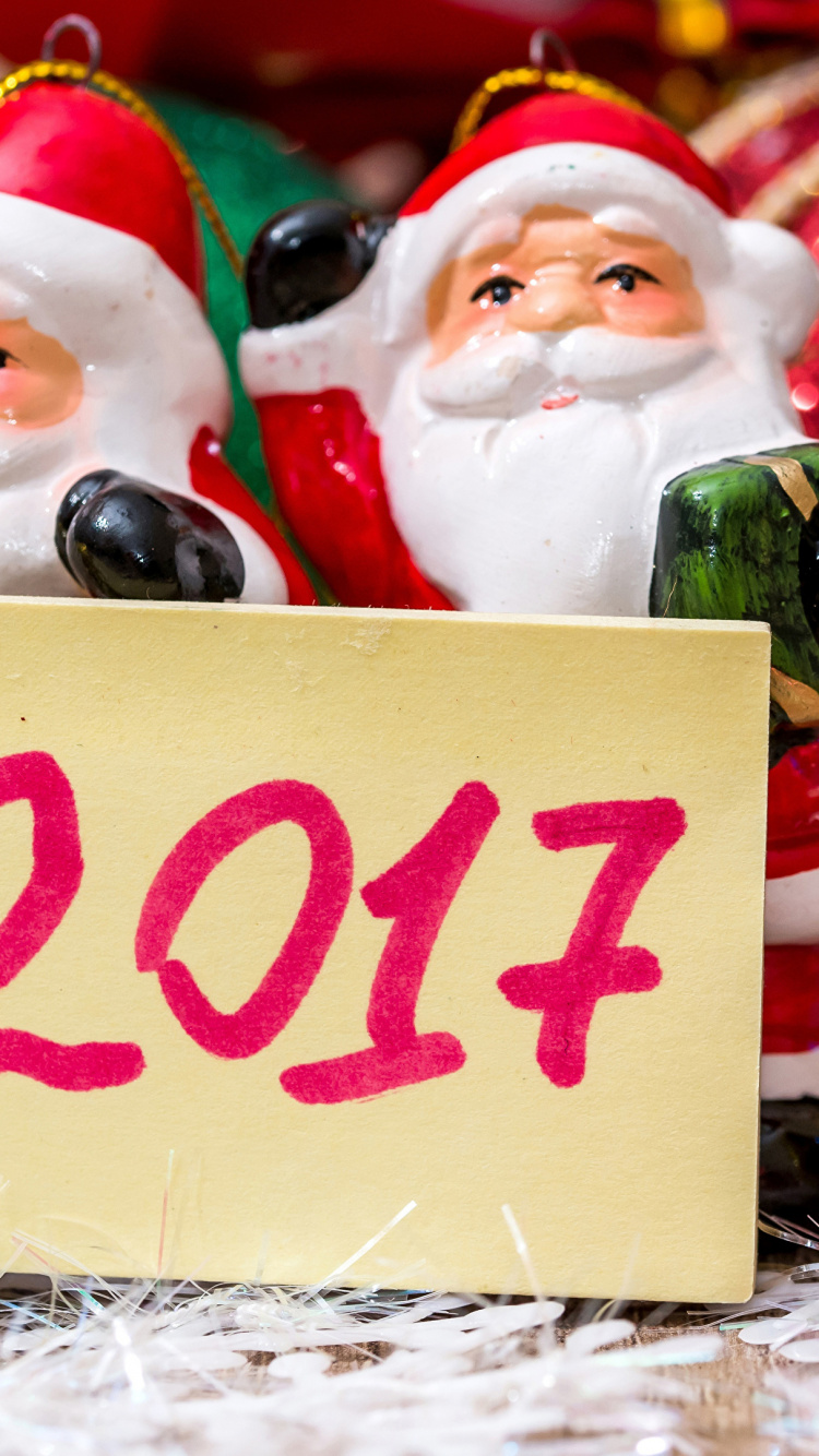 Santa Claus, Christmas Ornament, Ded Moroz, Christmas Day, New Year. Wallpaper in 750x1334 Resolution