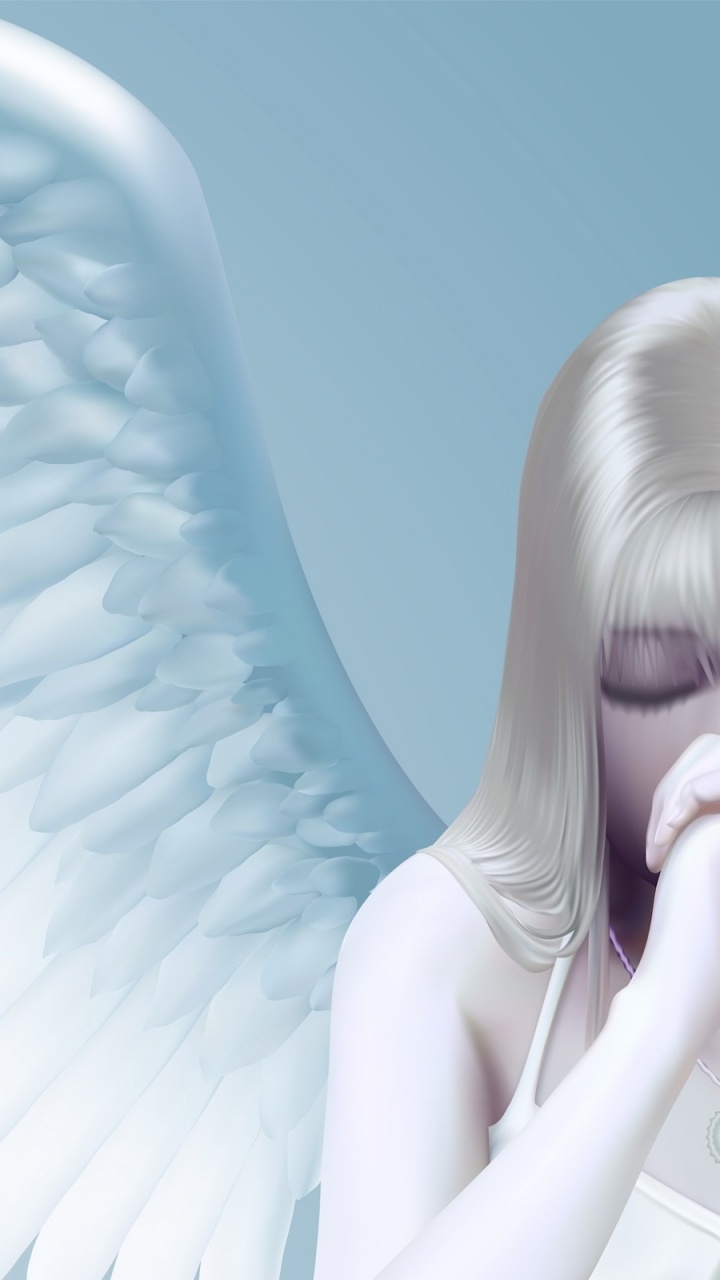 天使, 翼, 主题, 梦想, 天空 壁纸 720x1280 允许