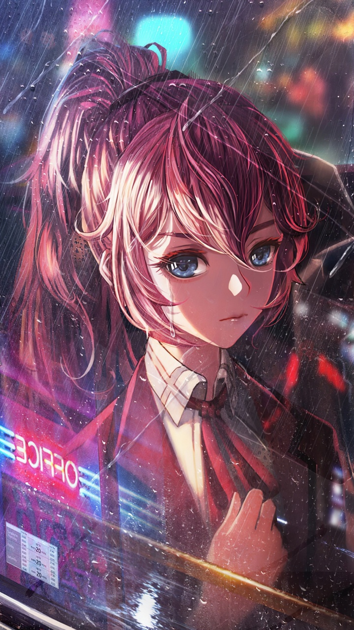 Mujer en Negro Blazer Personaje de Anime. Wallpaper in 720x1280 Resolution