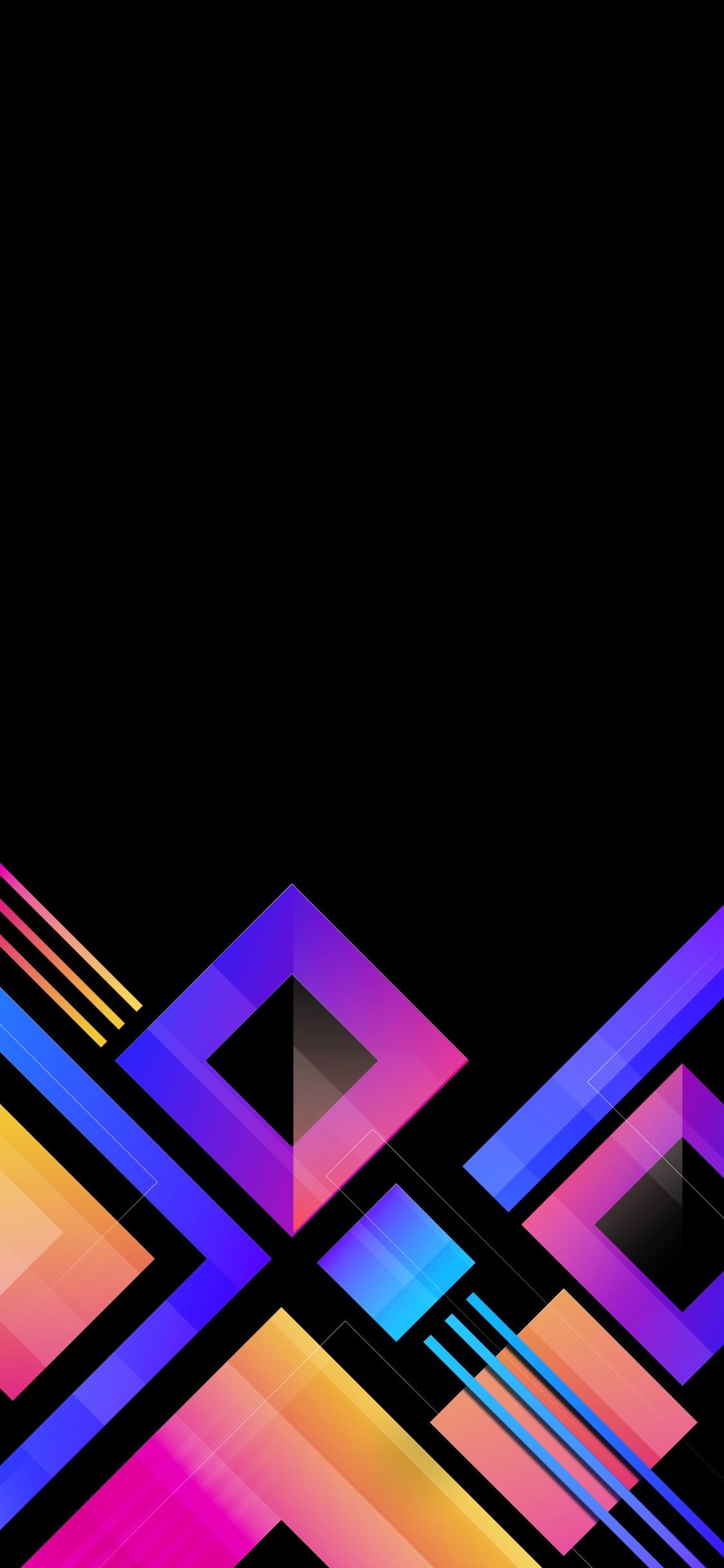 Luz, Diseño, Diseño Gráfico, Morado, Triangulo. Wallpaper in 1125x2436 Resolution
