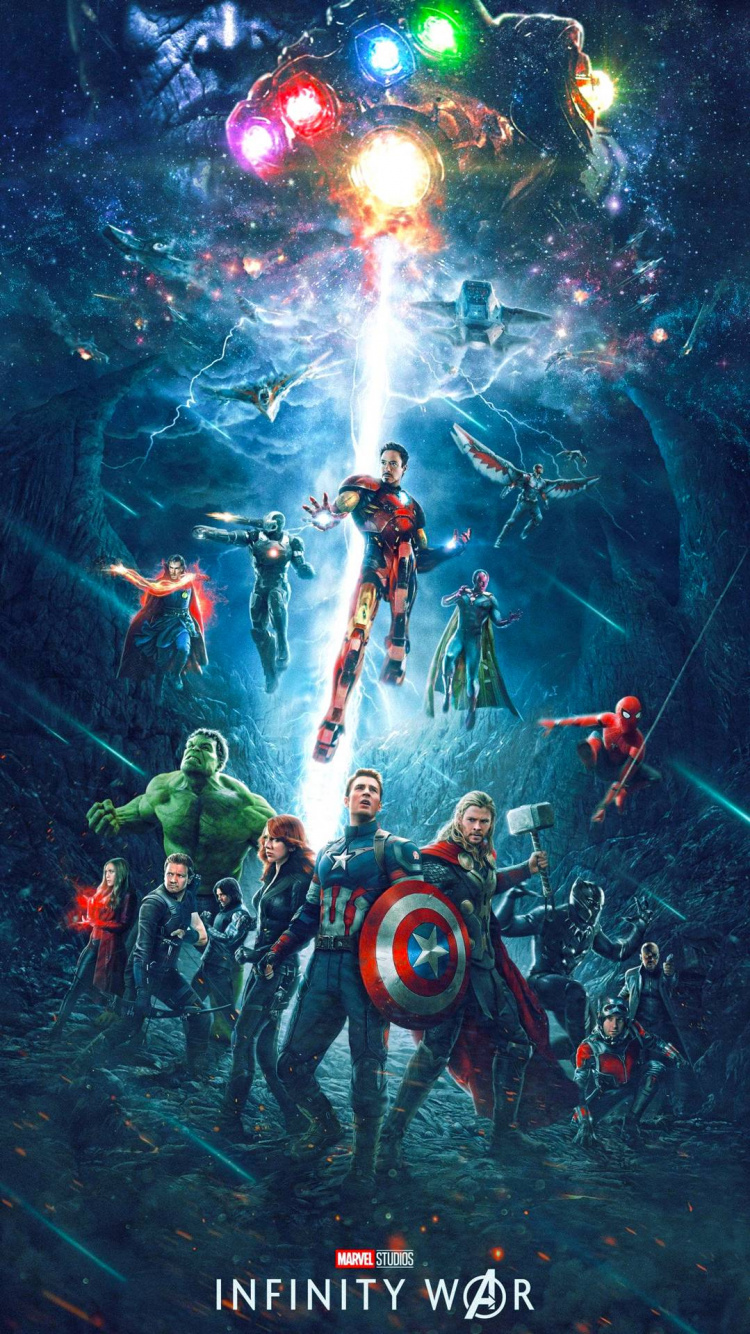 Vengeur, Avengers Finale, Avengers Infinity War, Avengers Age of Ultron, Thanos. Wallpaper in 750x1334 Resolution