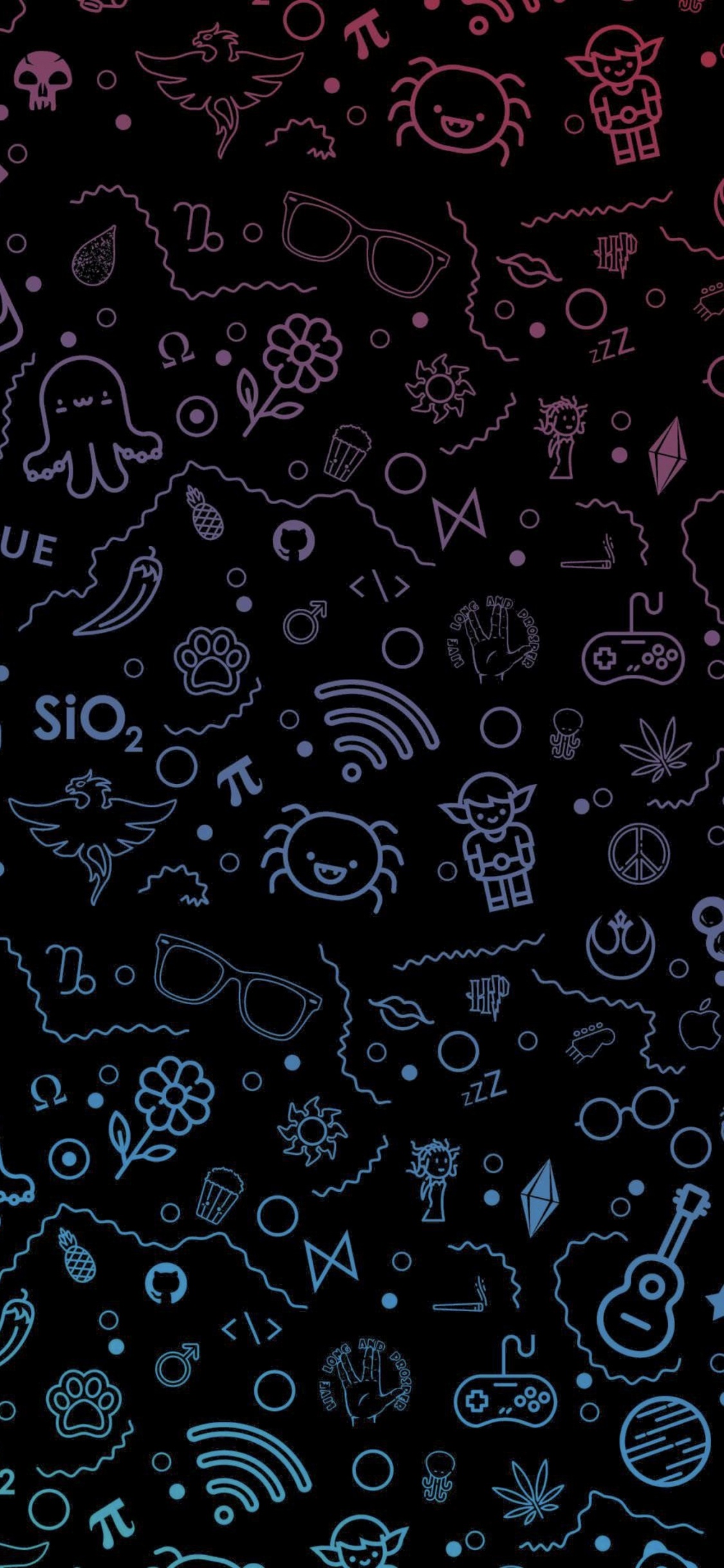 Graphic Design, Design, Graphics, Art, Minimalism. Wallpaper in 1125x2436 Resolution