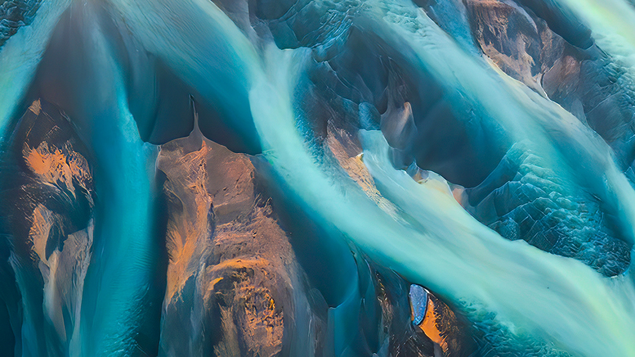 Agua, Naturaleza, Azure, Entorno Natural, Pintura. Wallpaper in 1280x720 Resolution