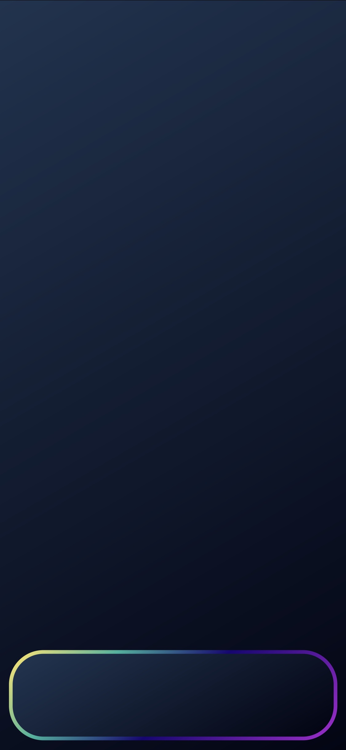 电蓝色的, 地平线, 品红色, 午夜 壁纸 1125x2436 允许