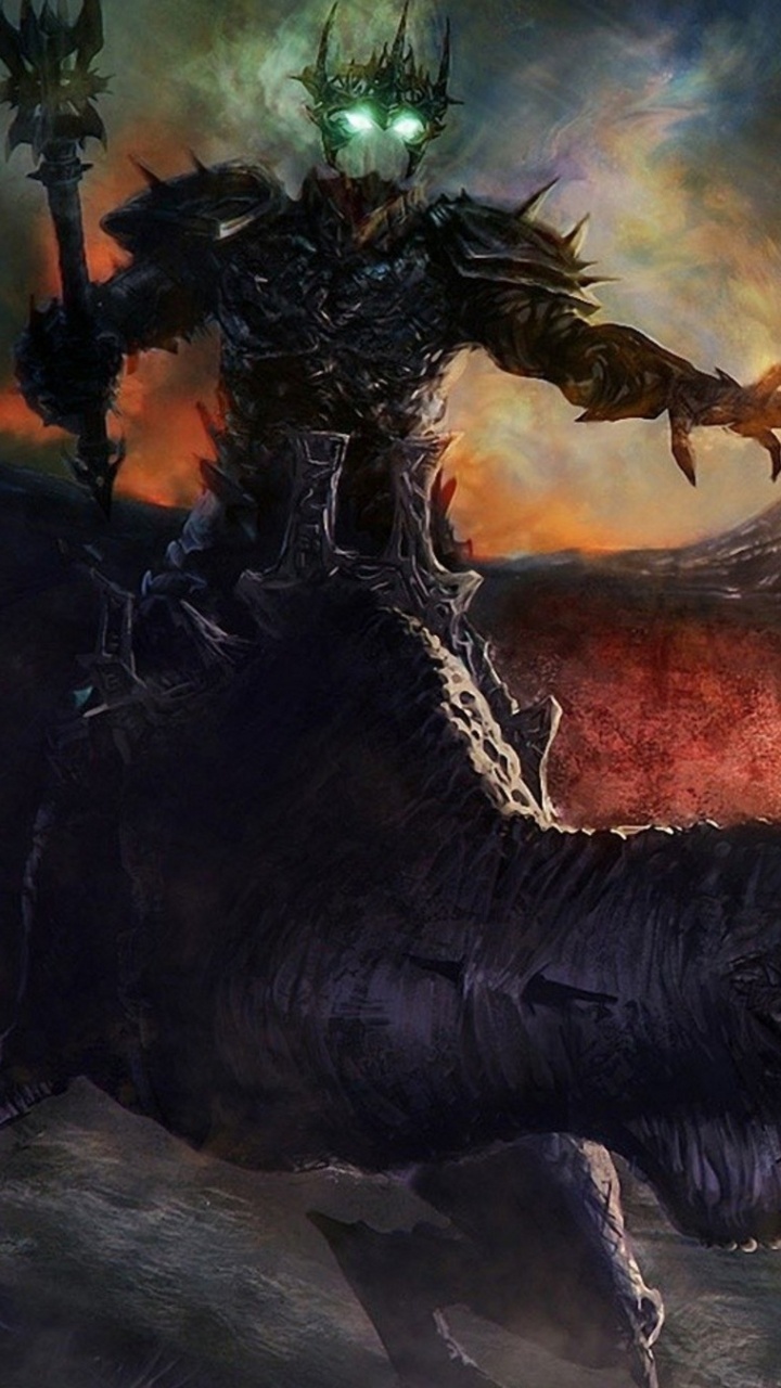 Dragon Noir Sur Roche Brune. Wallpaper in 720x1280 Resolution