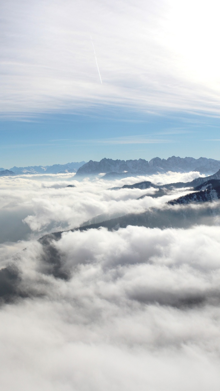 多山的地貌, 山脉, 气氛, 阿尔卑斯山, 天空 壁纸 720x1280 允许
