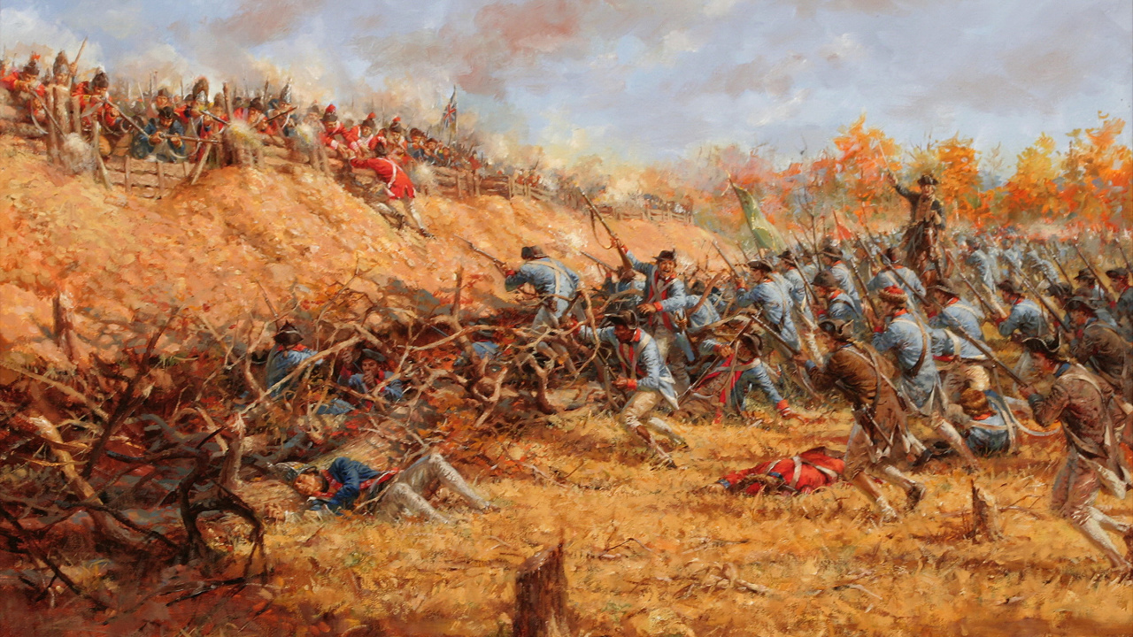 Saratoga Battle, Battles of Saratoga, American Revolutionary War, Saratoga Campaign, 1777 Tipping Point at Saratoga. Wallpaper in 1280x720 Resolution