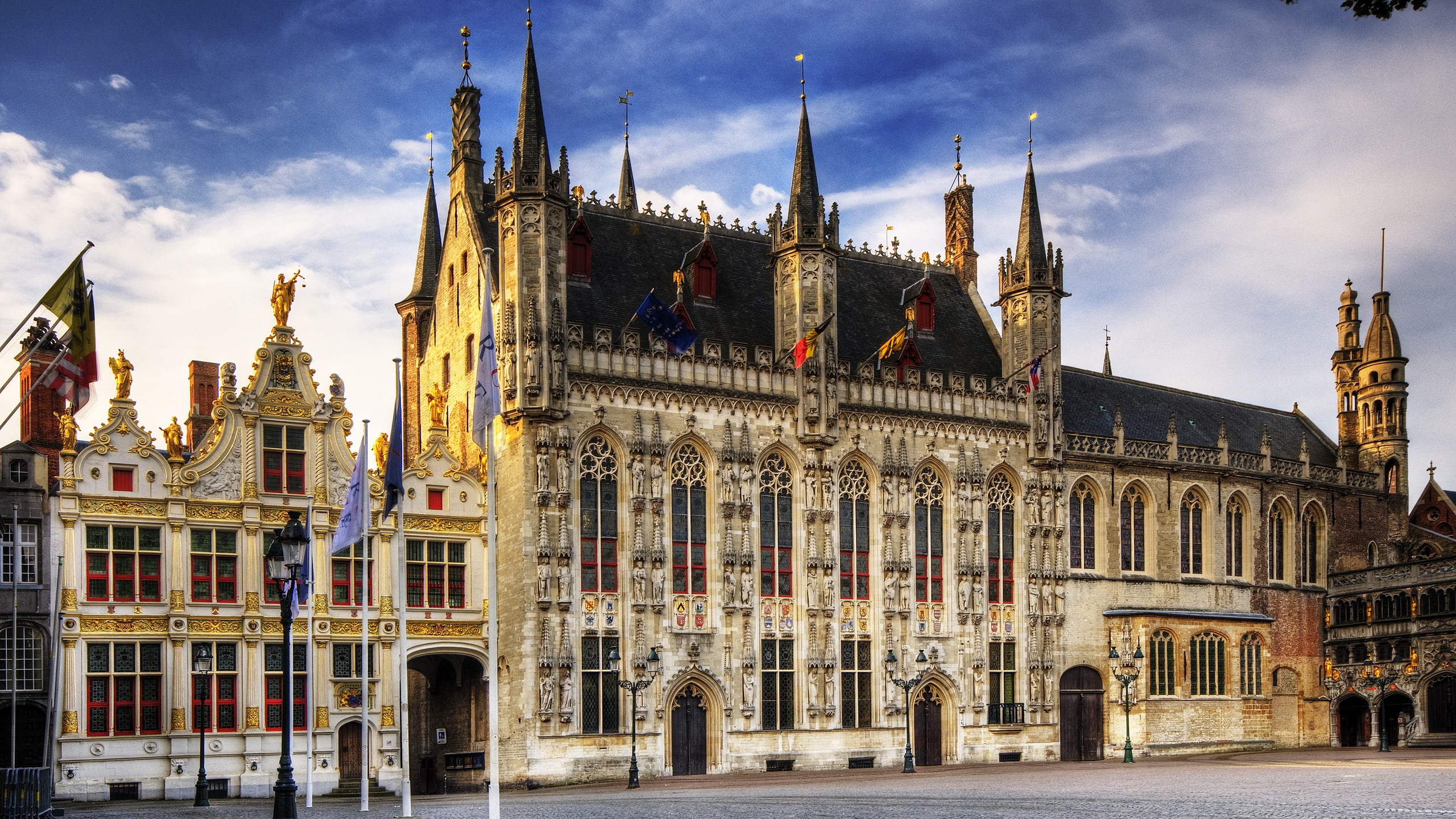 City Hall, Ghent, Amsterdam, Brussels City Tours, City. Wallpaper in 2560x1440 Resolution