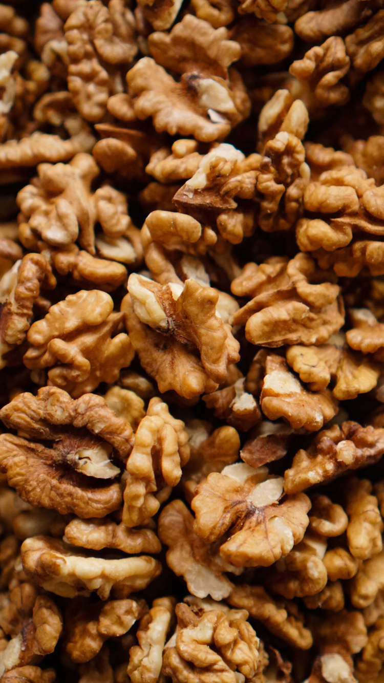 Walnut, Food, Plant, Ingredient, Natural Foods. Wallpaper in 750x1334 Resolution