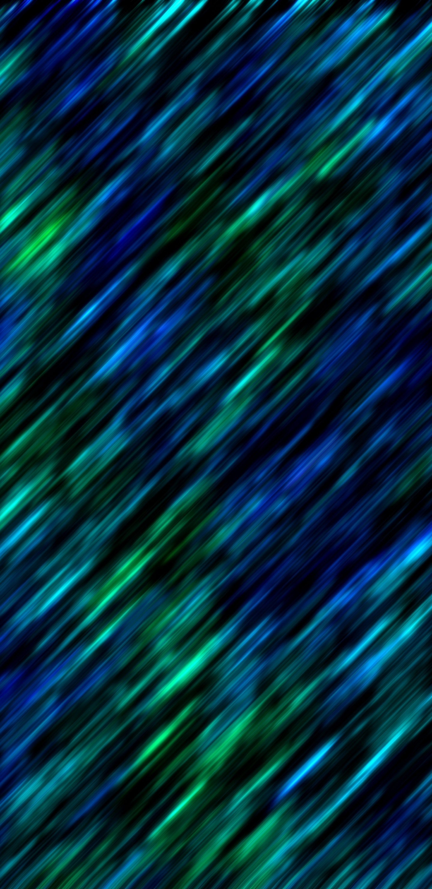 Pintura Abstracta Verde y Azul. Wallpaper in 1440x2960 Resolution