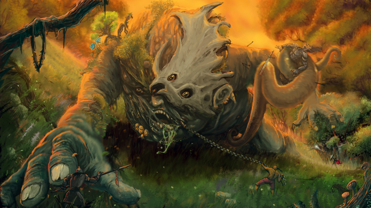 Grauer Drache Auf Wassermalerei. Wallpaper in 1280x720 Resolution