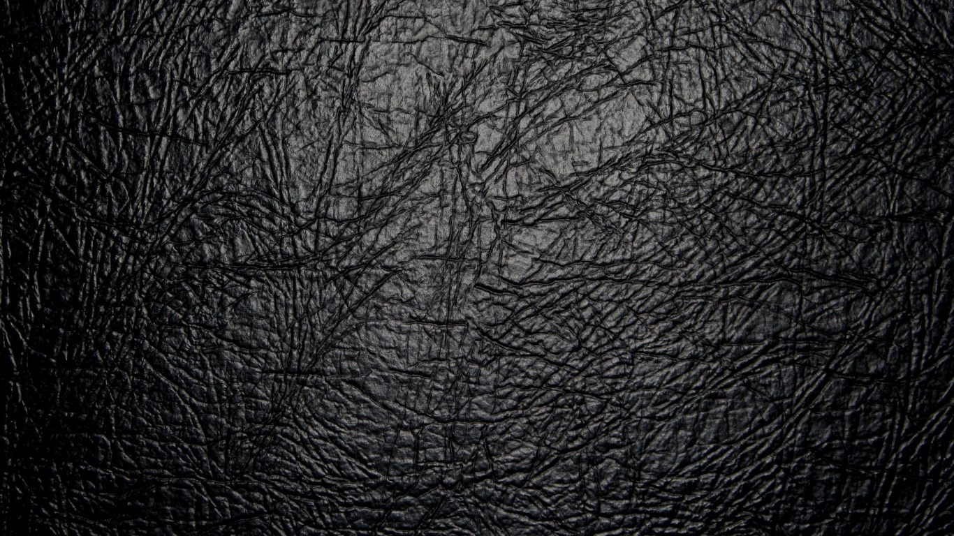 Textile en Cuir Noir en Gros Plan. Wallpaper in 1366x768 Resolution