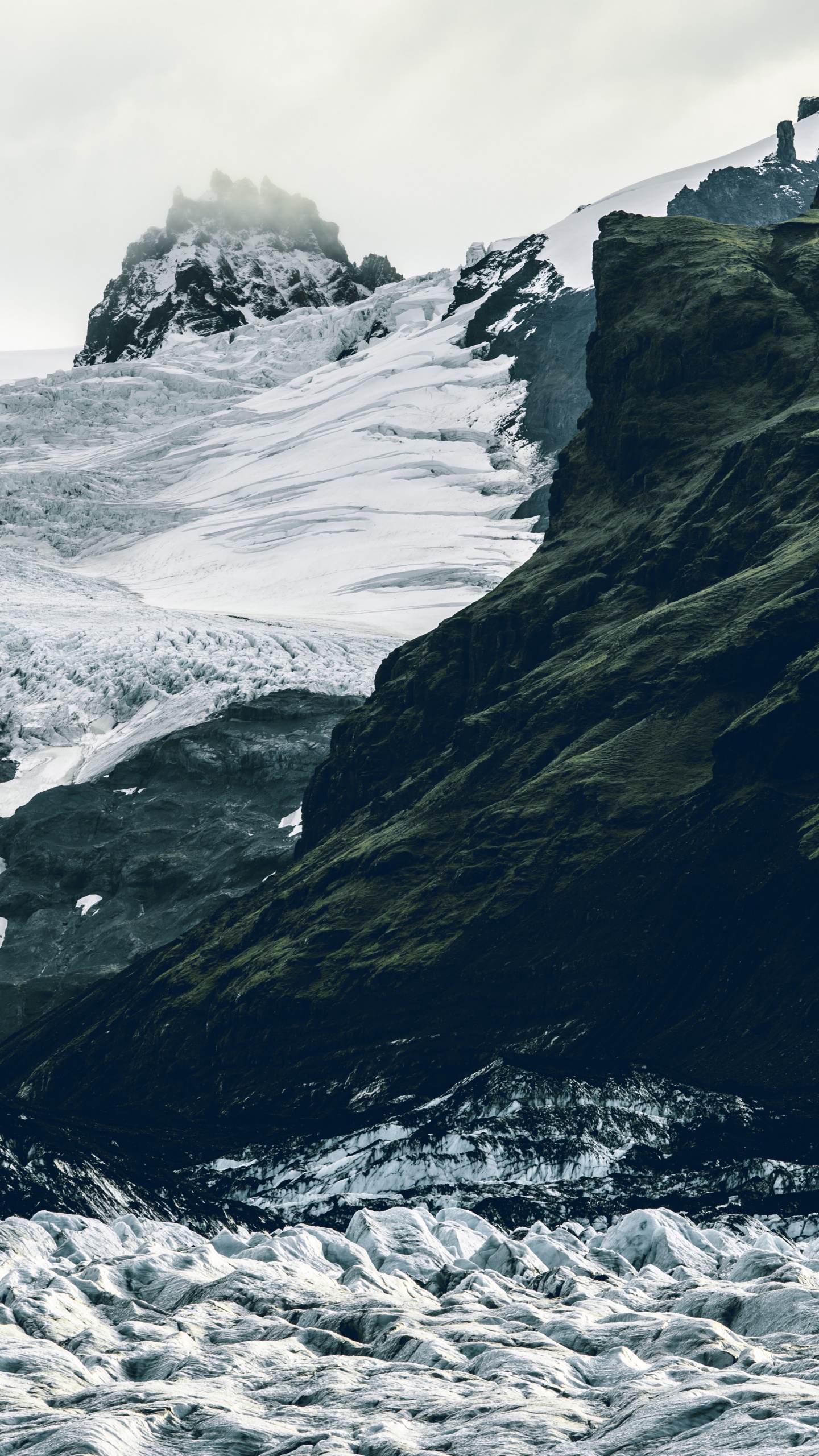 Promontoire, Glacier, Mer, Paysage Naturel, Falaise. Wallpaper in 1440x2560 Resolution