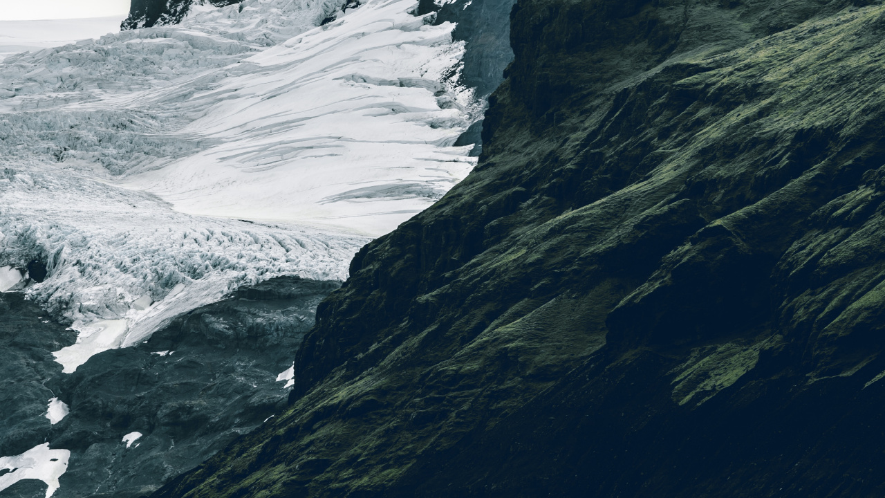 Promontorio, la Conformación de la Tierra, Glaciar, Oceano, Mar. Wallpaper in 1280x720 Resolution