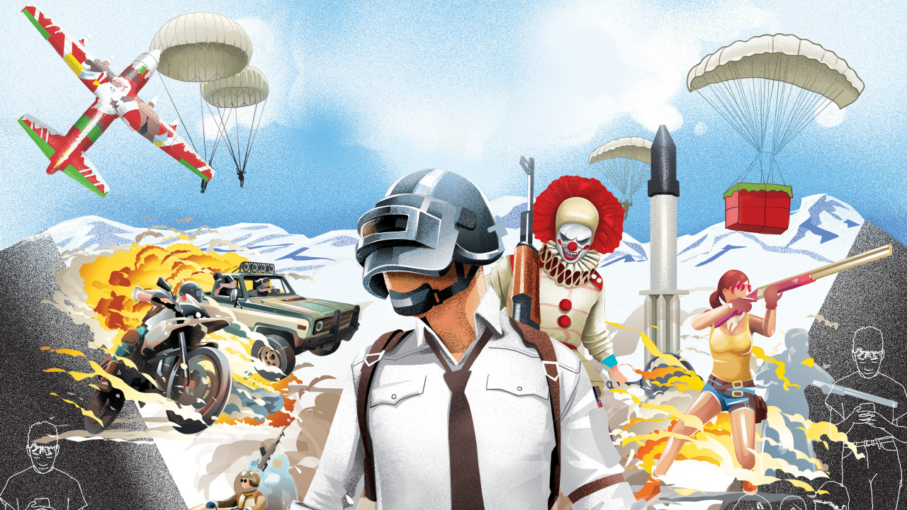 Illustration, Art, Graphisme, Graphique, Vidéo. Wallpaper in 1280x720 Resolution