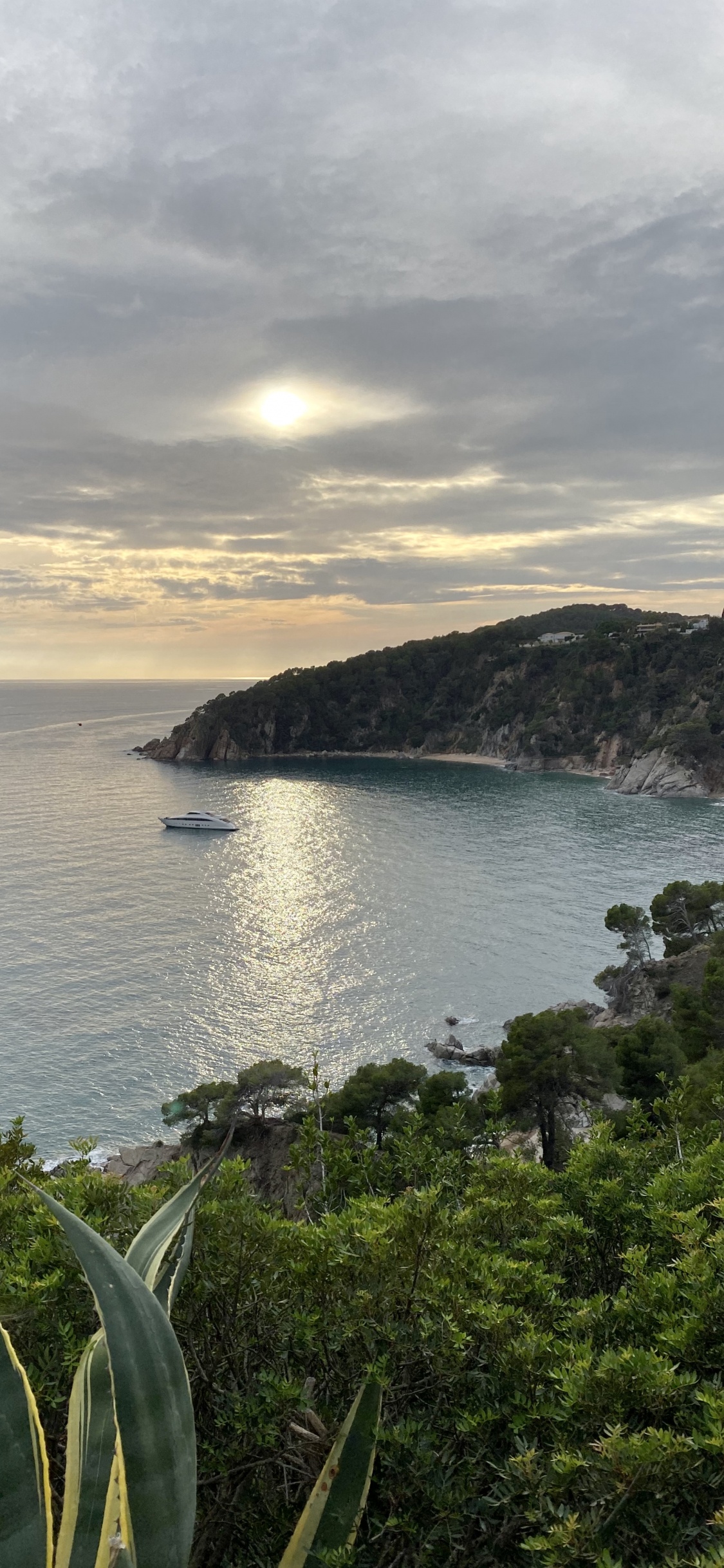 Sea, Body of Water, Mountainous Landforms, Nature, Vegetation. Wallpaper in 1125x2436 Resolution