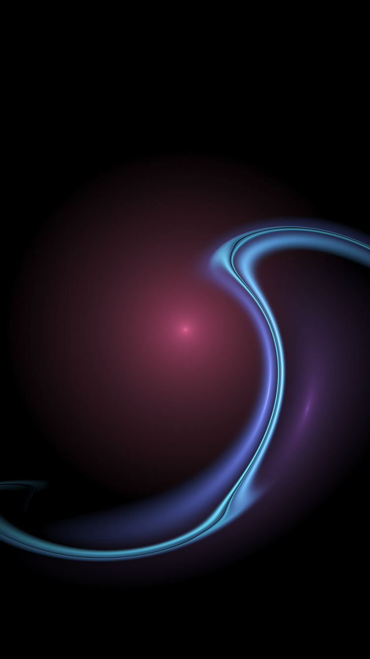 Blaue Und Weiße Herzillustration. Wallpaper in 750x1334 Resolution