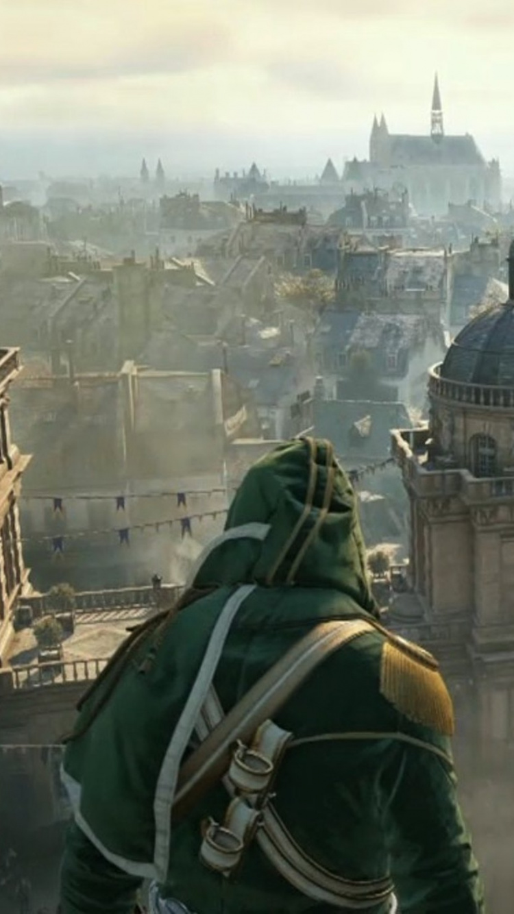 Ubisoft, Arno Dorian, Kooperatives Gameplay, Xbox One, Pc-Spiel. Wallpaper in 750x1334 Resolution