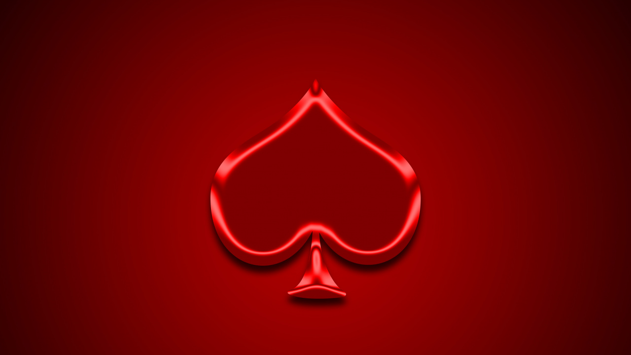 Corazón Rojo Con Ilustración de Corazón. Wallpaper in 1280x720 Resolution