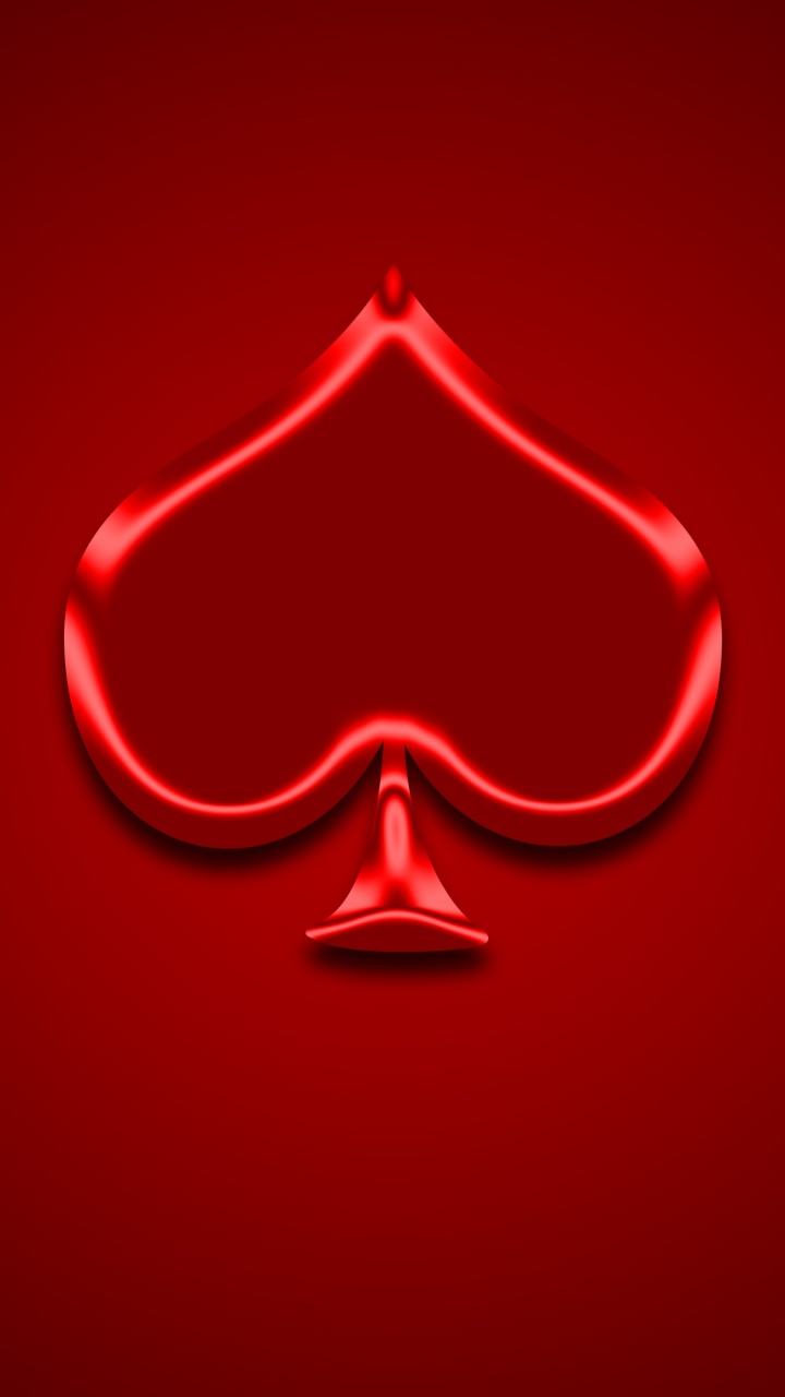 Rotes Herz Mit Herzillustration. Wallpaper in 720x1280 Resolution