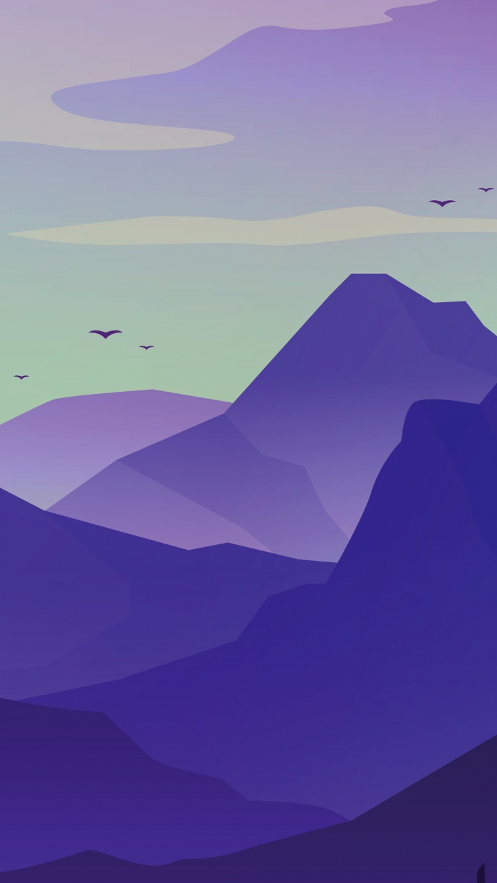 Sommet, Atmosphère, L'écorégion, Purple, Pente. Wallpaper in 720x1280 Resolution