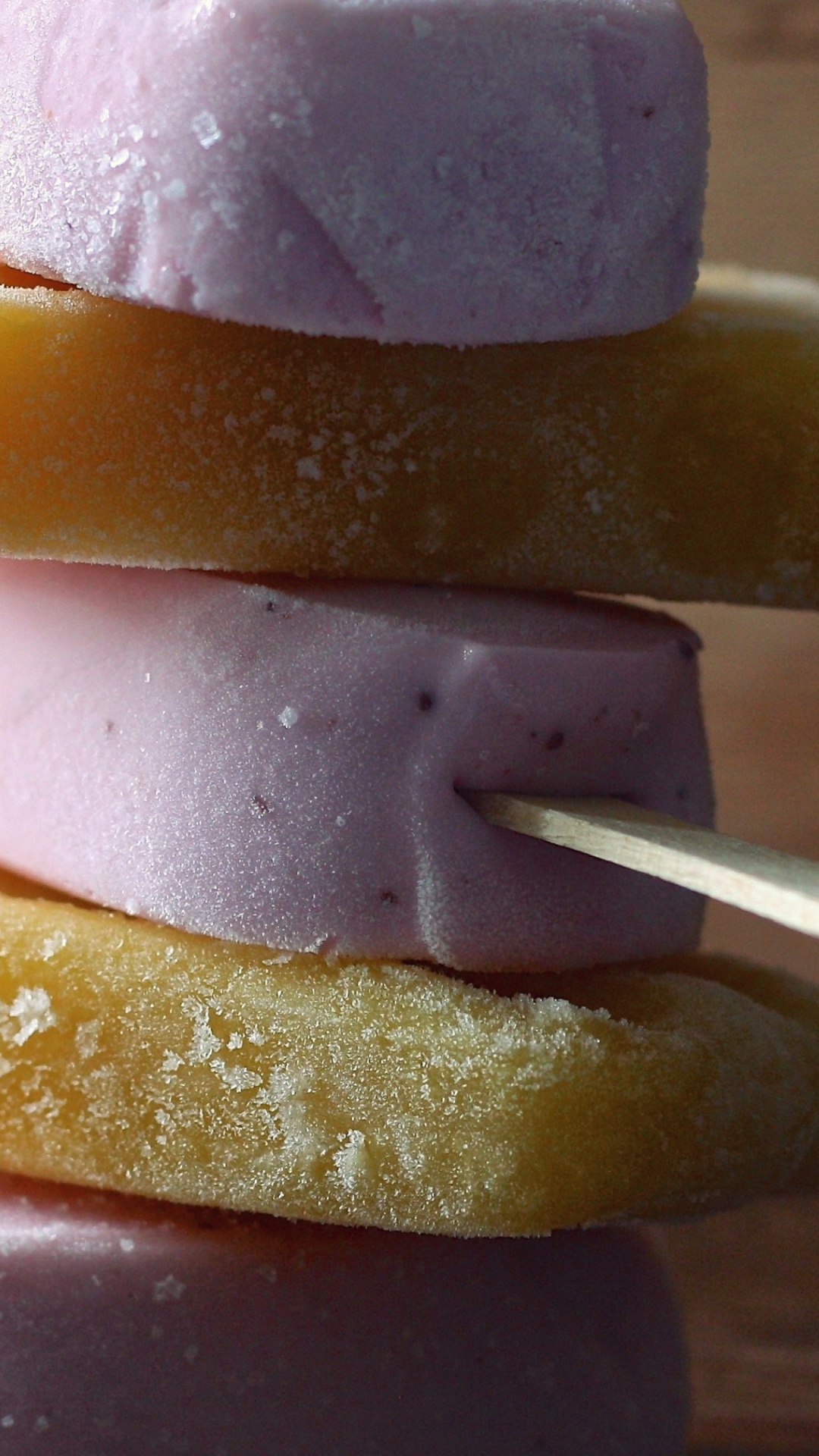 Blue Ice Cream on Stick. Wallpaper in 1080x1920 Resolution