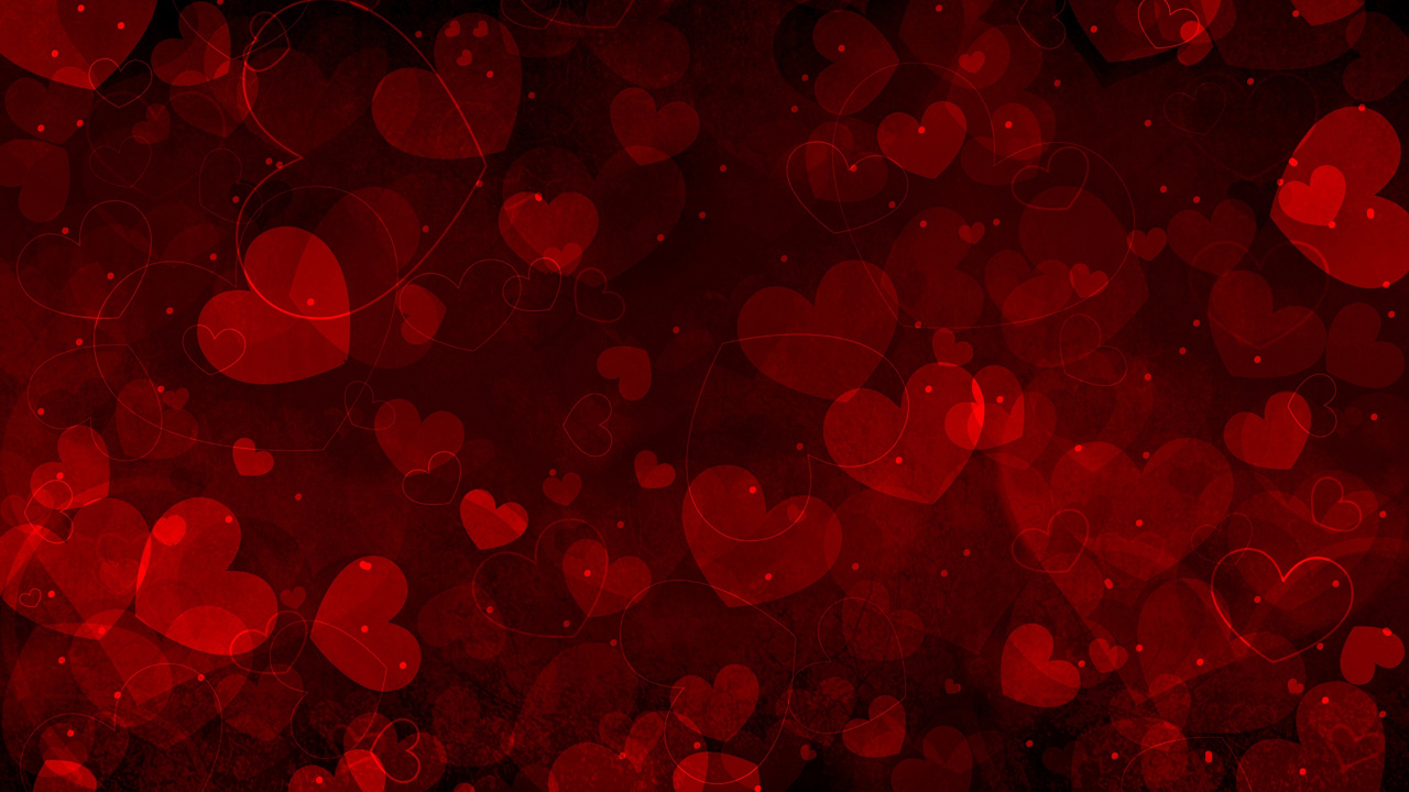 Heart, Vector Graphics, Valentines Day, Red, Petal. Wallpaper in 1280x720 Resolution