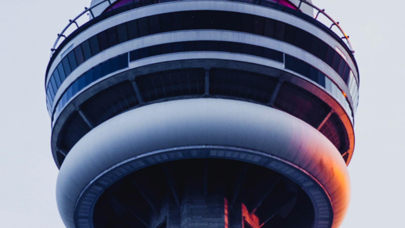 Tower, CN Tower, Das One World Trade Center, Abstrakter Kubismus, Wolkenkratzer. Wallpaper in 1366x768 Resolution