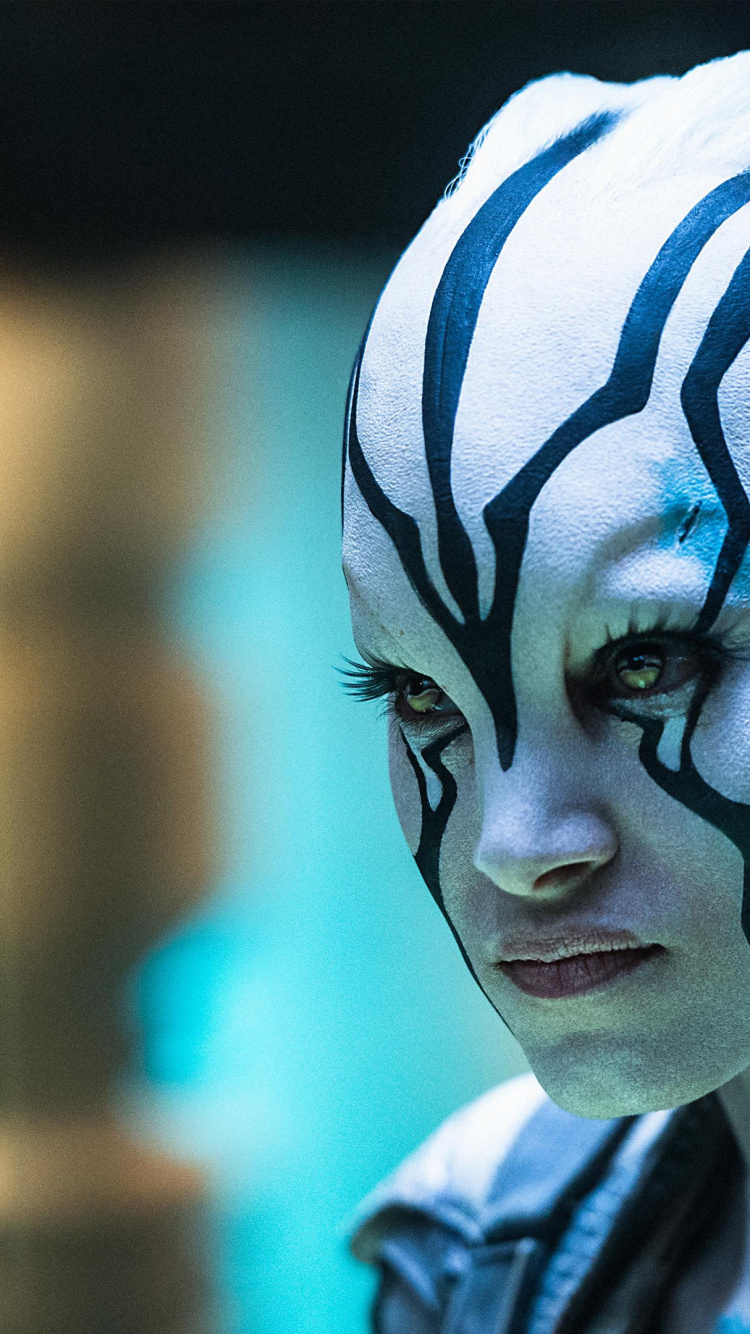 Star Trek Beyond, Jaylah, Paramount Pictures, Neustart, Wimper. Wallpaper in 750x1334 Resolution