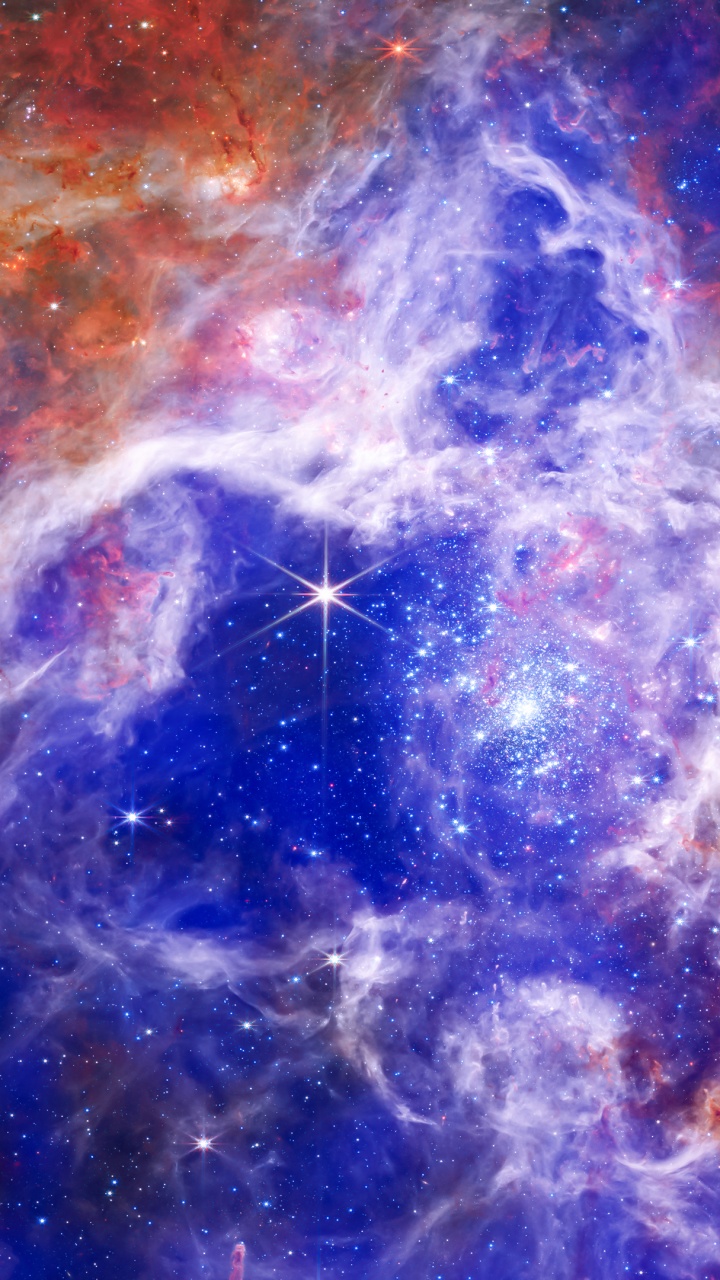 Earth, Nebula, Galaxy, Star, Tarantula Nebula. Wallpaper in 720x1280 Resolution