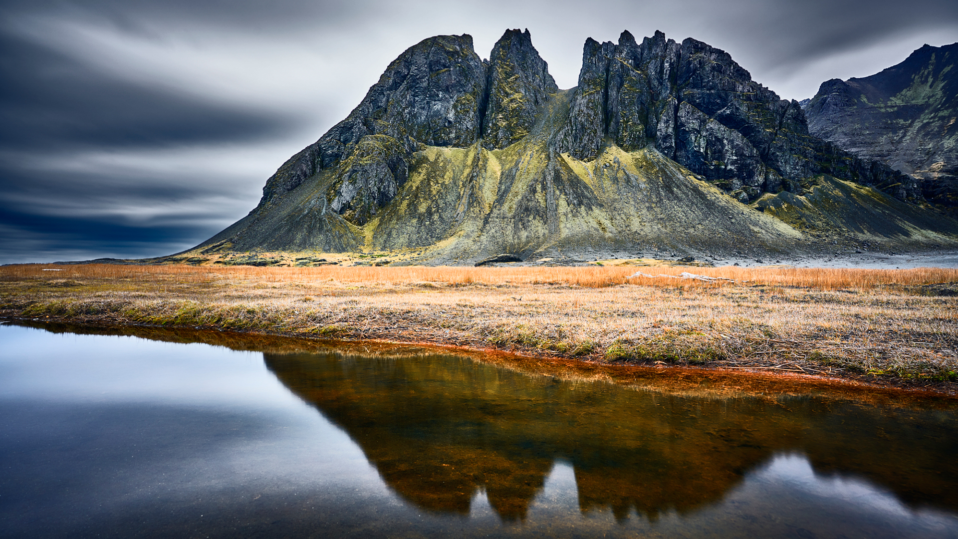 Berg, See, Reflexion, Bergigen Landschaftsformen, Naturlandschaft. Wallpaper in 1920x1080 Resolution