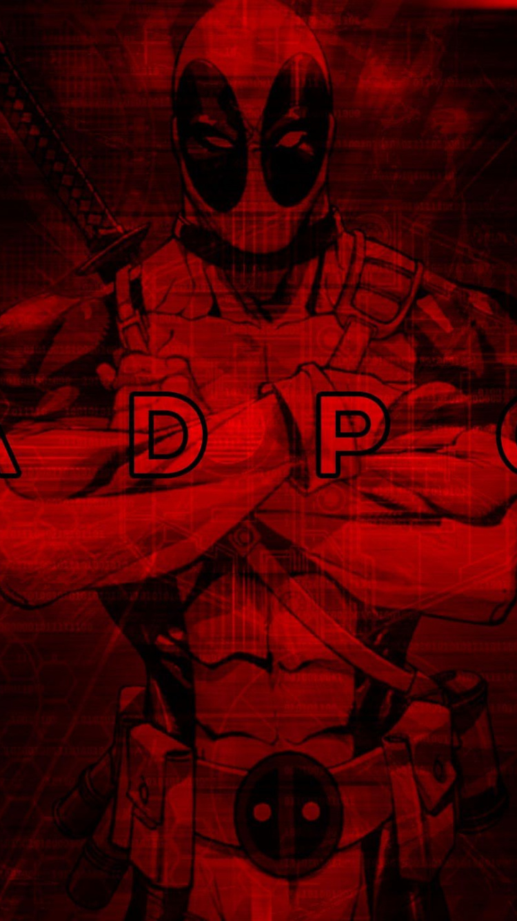 Mann im Schwarzen Und Roten Anzug, Der Schwarze Und Braune Gewehrillustration Hält. Wallpaper in 750x1334 Resolution